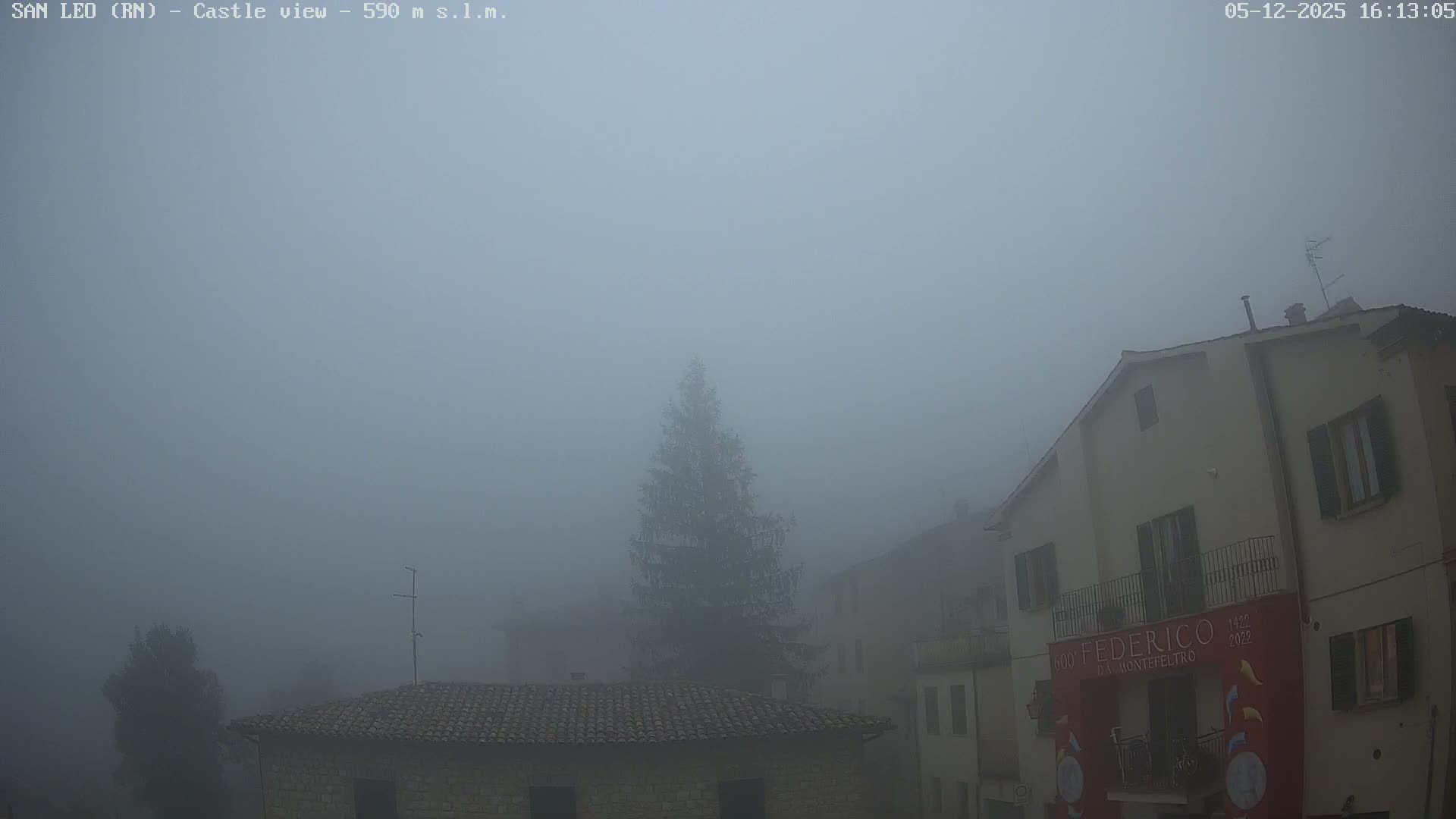 San Leo, Renaissance Fortress Live Cam - Rimini, Emilia-Romagno, Italy