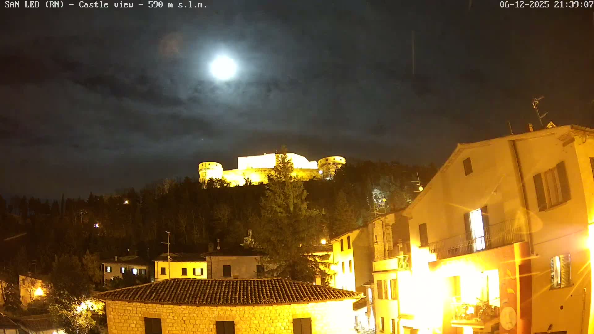 San Leo, Renaissance Fortress Live Cam - Rimini, Emilia-Romagno, Italy