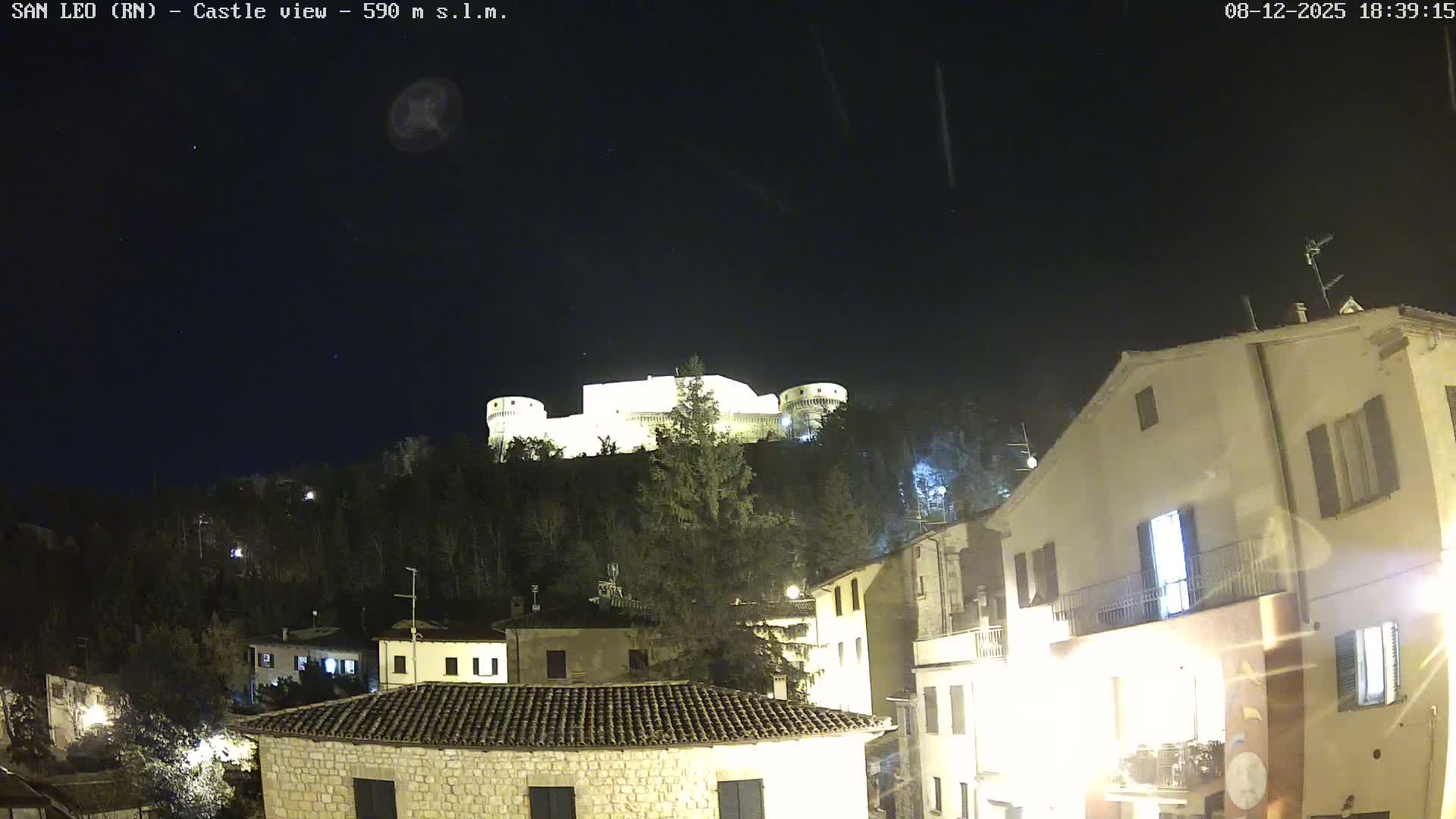 San Leo, Renaissance Fortress Live Cam - Rimini, Emilia-Romagno, Italy