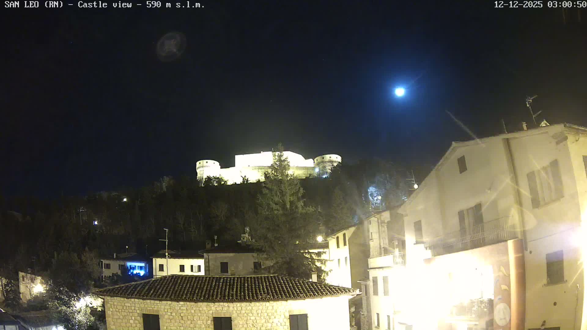 San Leo, Renaissance Fortress Live Cam - Rimini, Emilia-Romagno, Italy