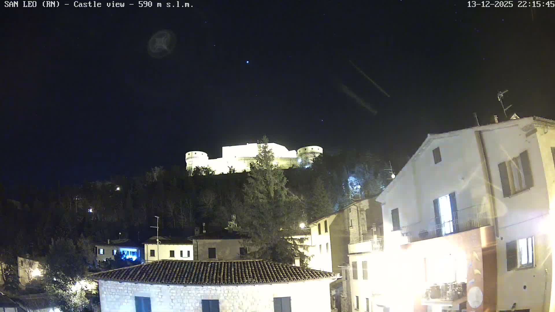 San Leo, Renaissance Fortress Live Cam - Rimini, Emilia-Romagno, Italy