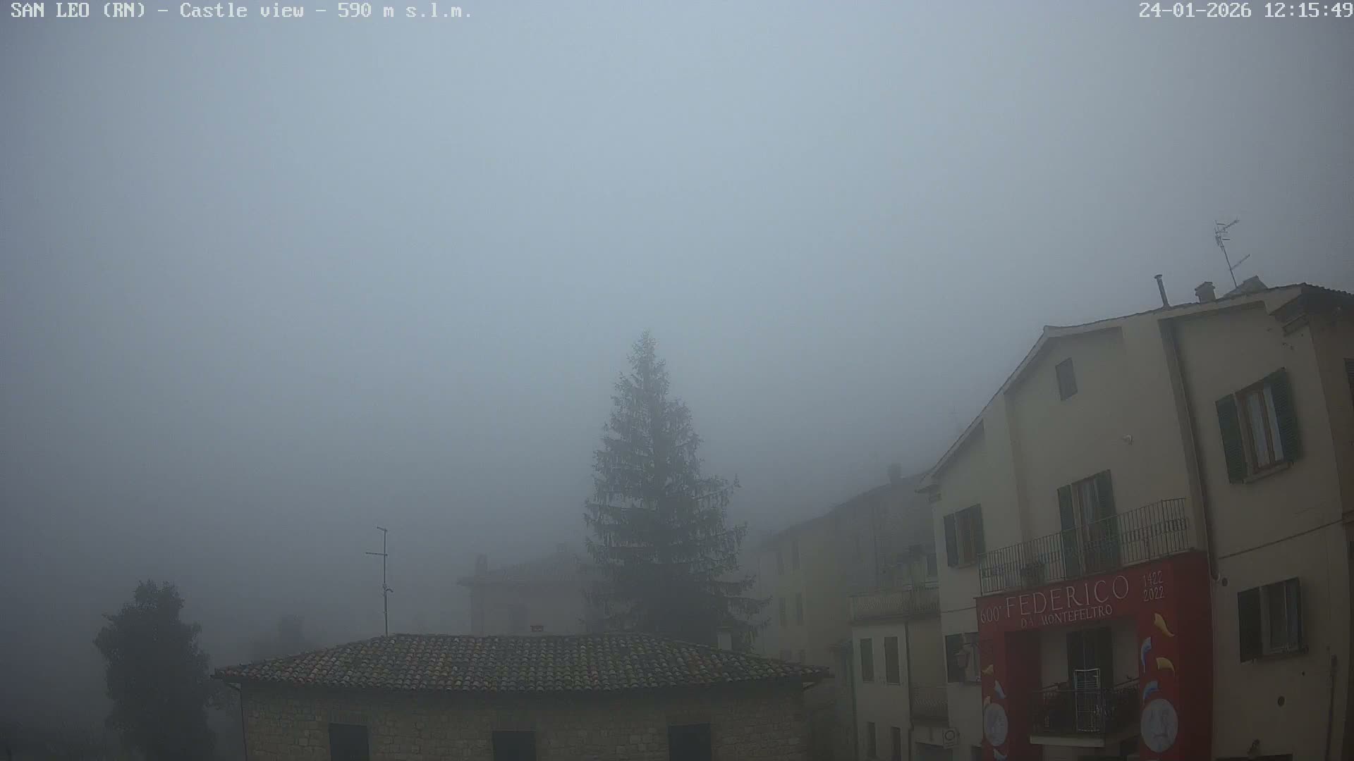 San Leo, Renaissance Fortress Live Cam - Rimini, Emilia-Romagno, Italy