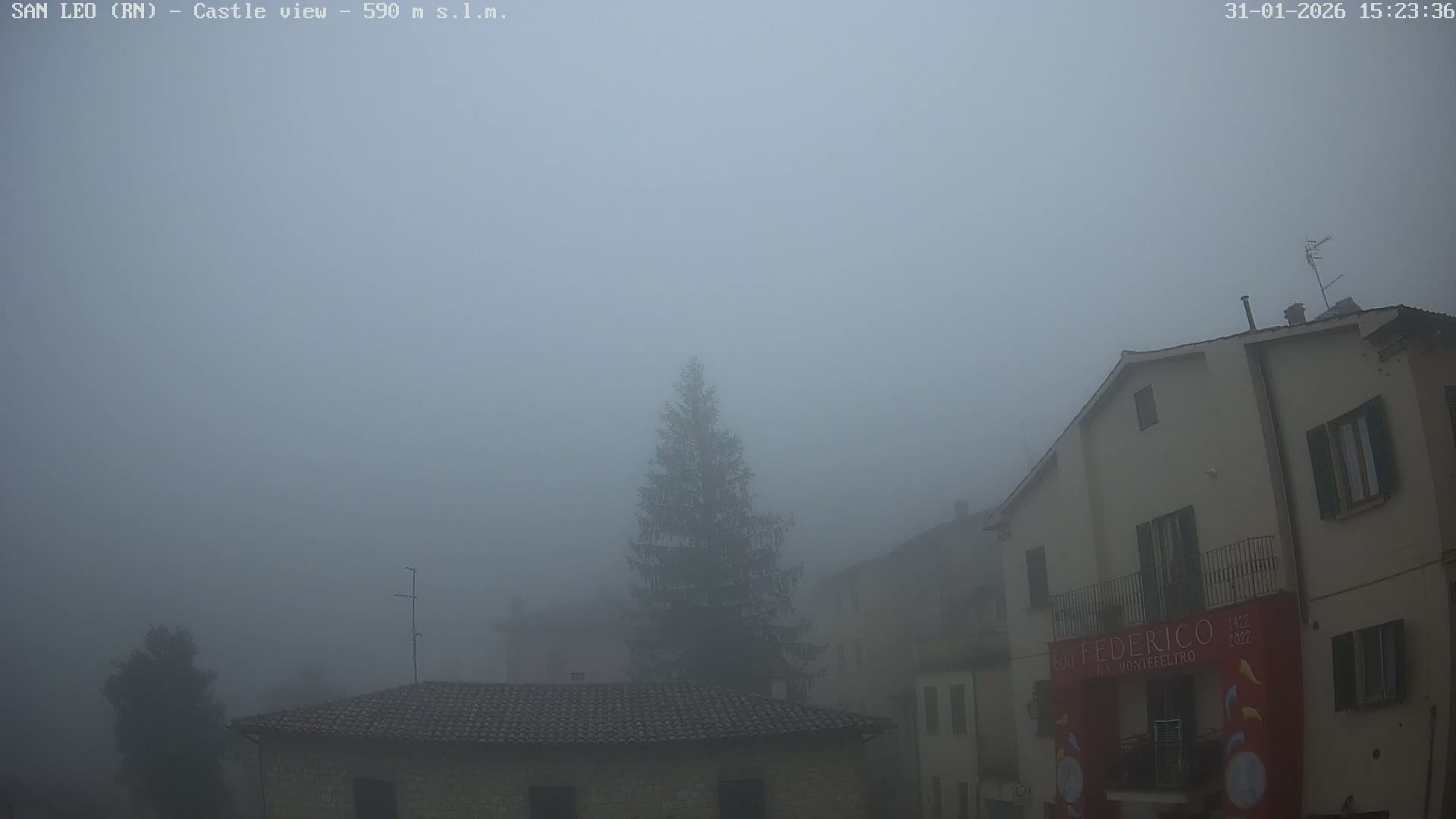 San Leo, Renaissance Fortress Live Cam - Rimini, Emilia-Romagno, Italy