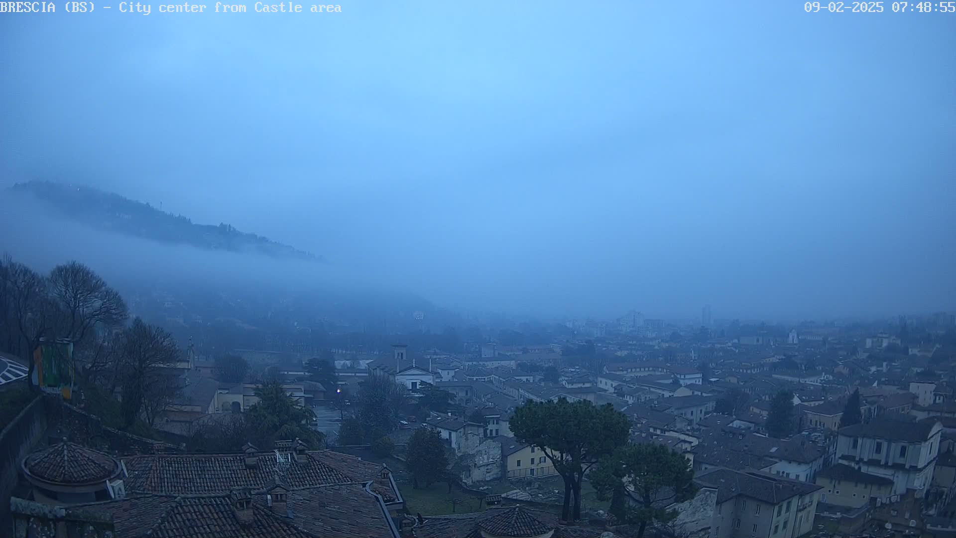 Brescia, Mount Maddalena & City View Live Cam - Lombardy, Italy