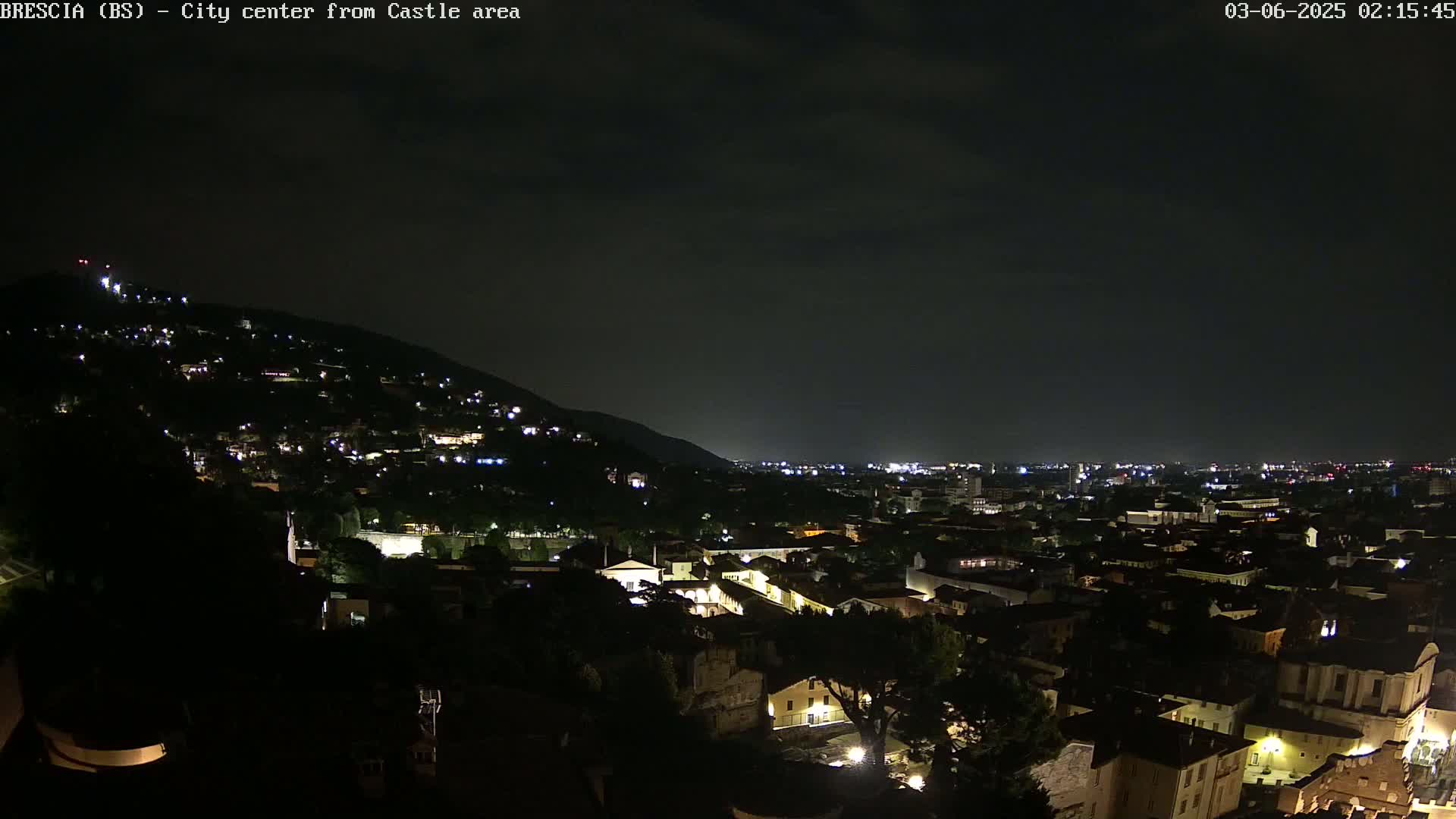 Brescia, Mount Maddalena & City View Live Cam - Lombardy, Italy