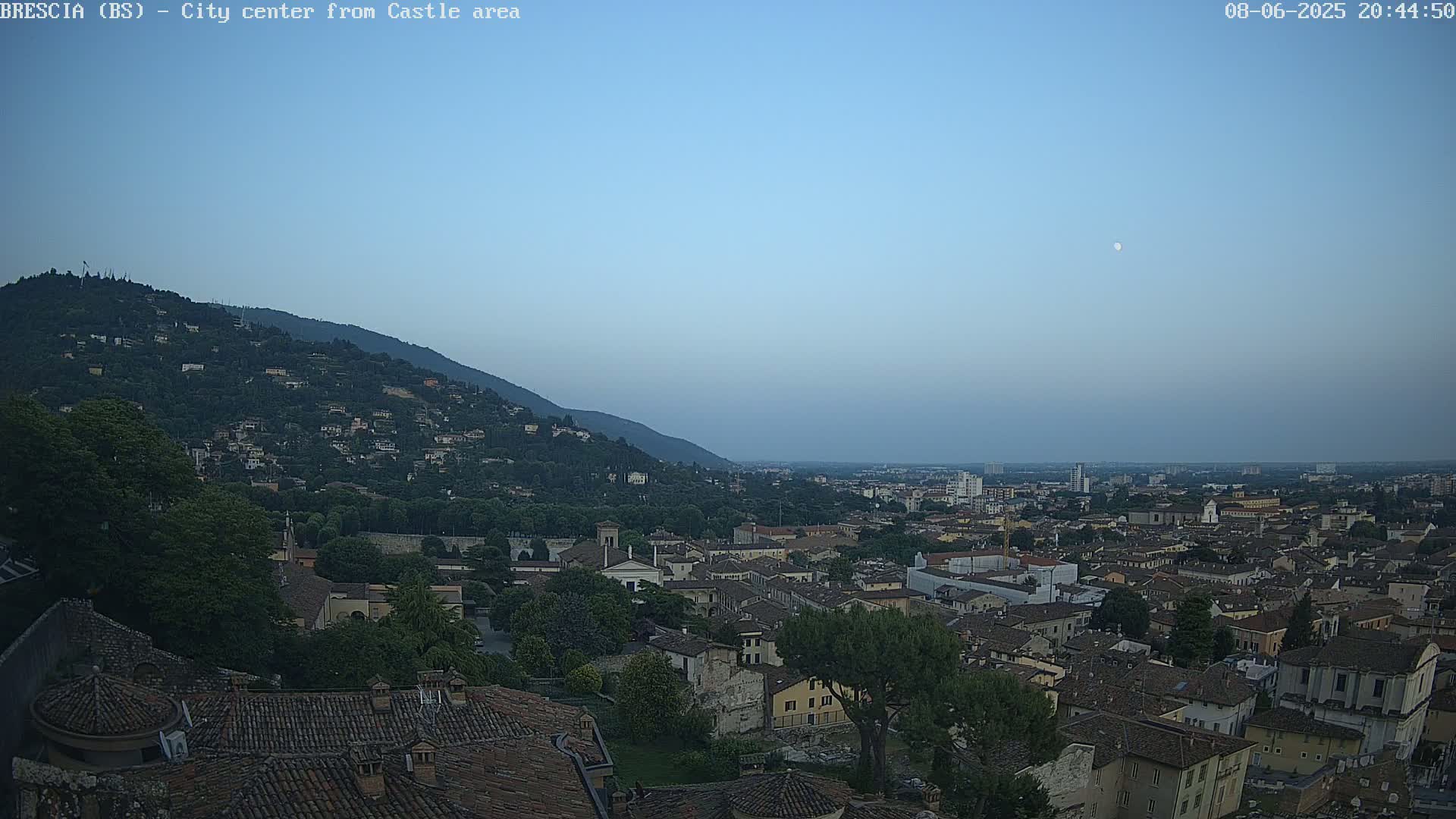 Brescia, Mount Maddalena & City View Live Cam - Lombardy, Italy
