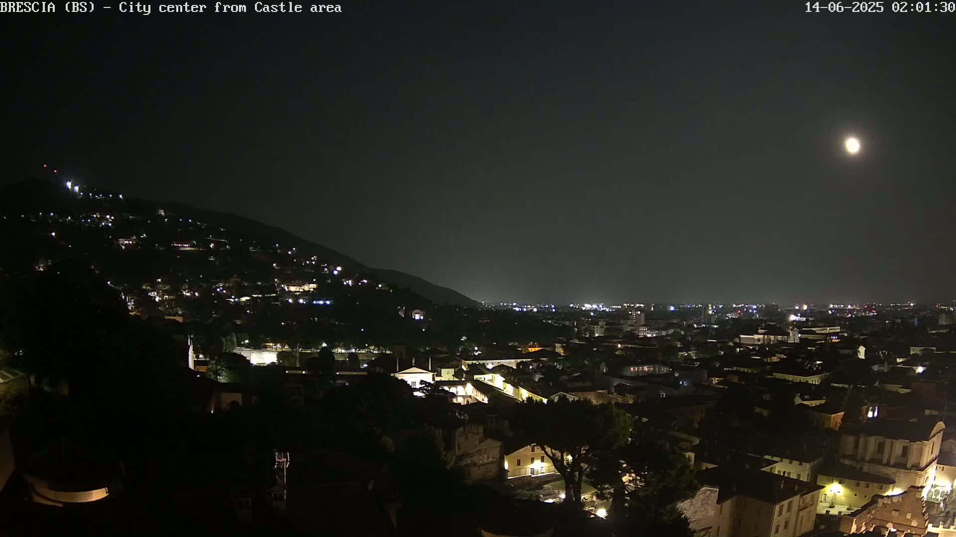 Brescia, Mount Maddalena & City View Live Cam - Lombardy, Italy