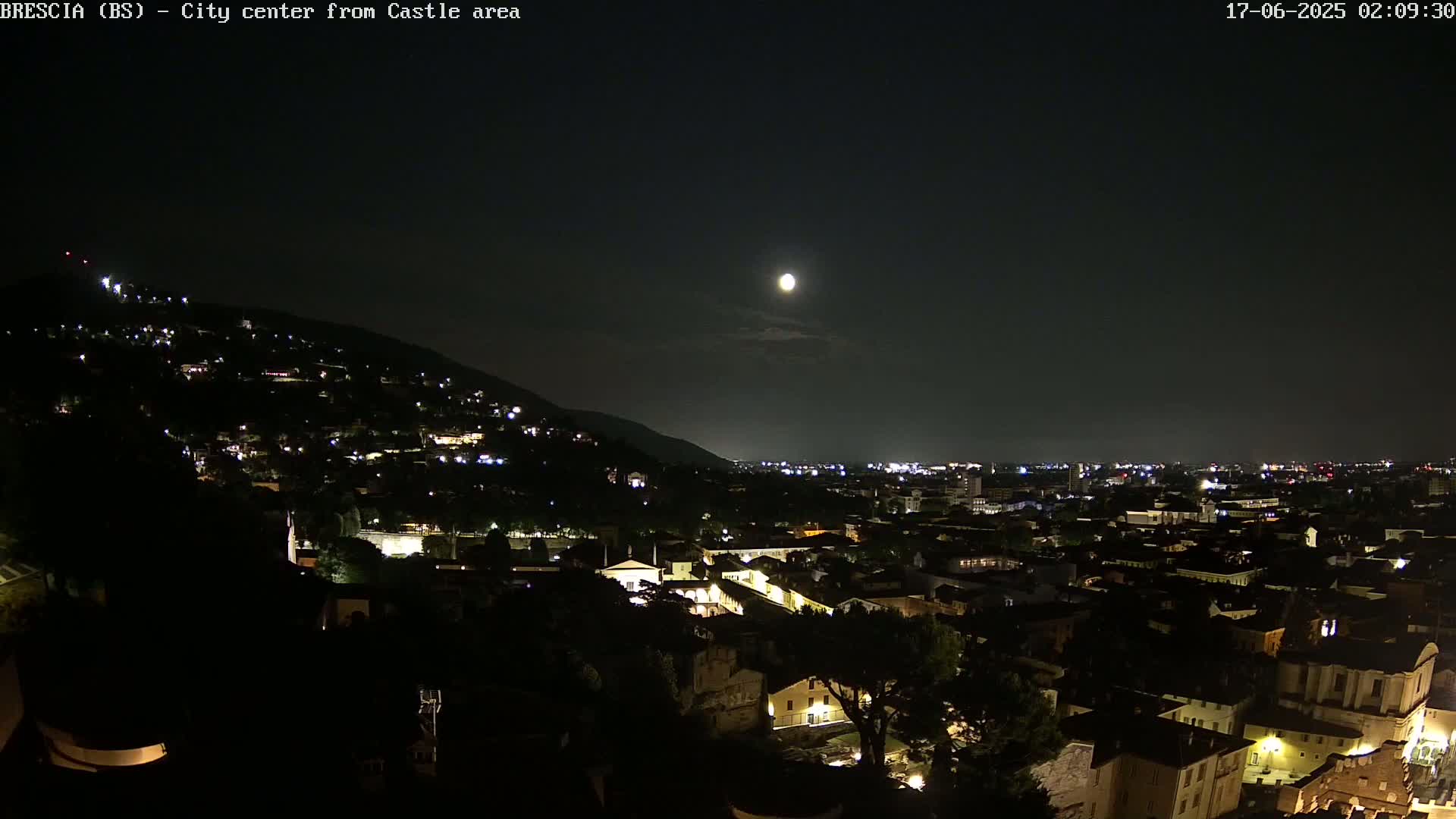 Brescia, Mount Maddalena & City View Live Cam - Lombardy, Italy