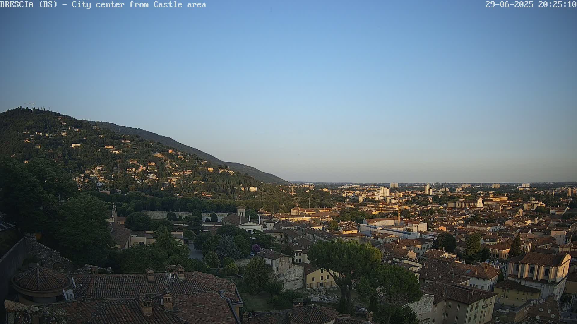 Brescia, Mount Maddalena & City View Live Cam - Lombardy, Italy