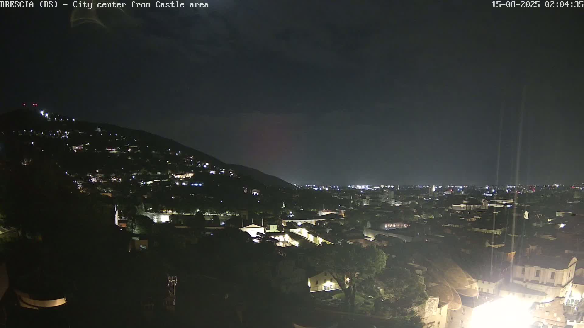 Brescia, Mount Maddalena & City View Live Cam - Lombardy, Italy