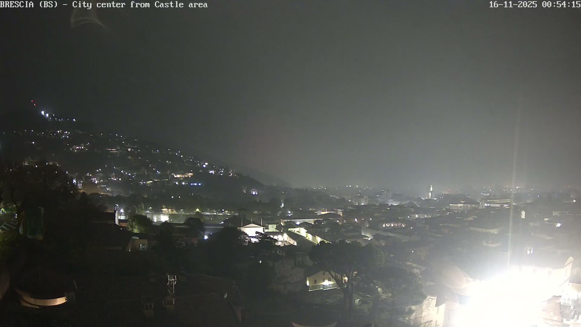Brescia, Mount Maddalena & City View Live Cam - Lombardy, Italy