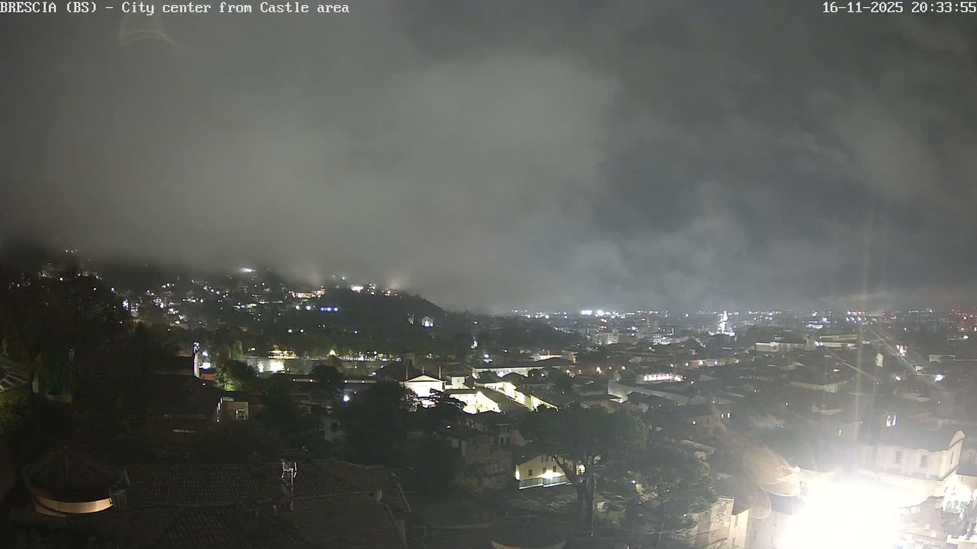 Brescia, Mount Maddalena & City View Live Cam - Lombardy, Italy