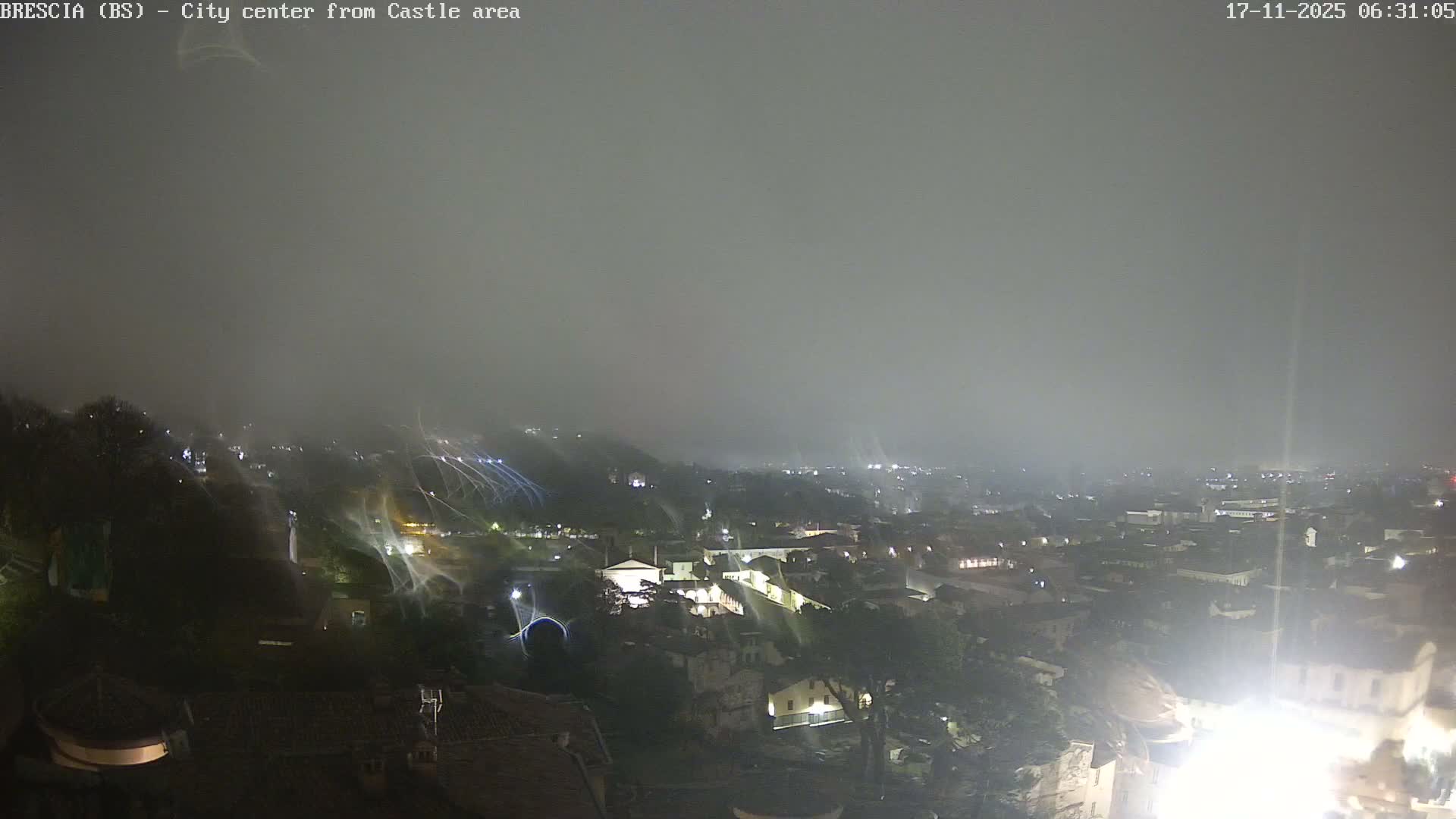 Brescia, Mount Maddalena & City View Live Cam - Lombardy, Italy