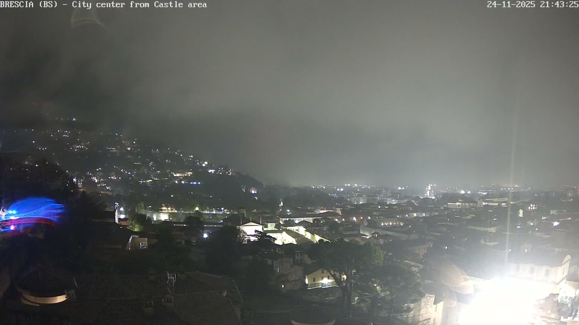 Brescia, Mount Maddalena & City View Live Cam - Lombardy, Italy