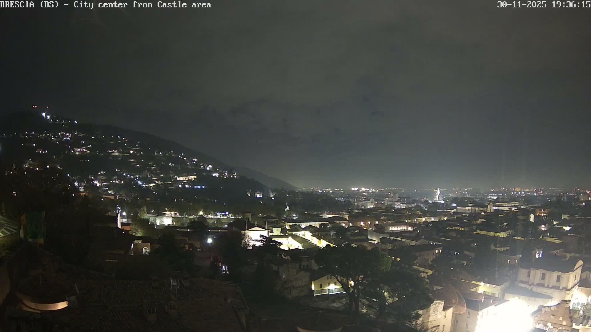 Brescia, Mount Maddalena & City View Live Cam - Lombardy, Italy