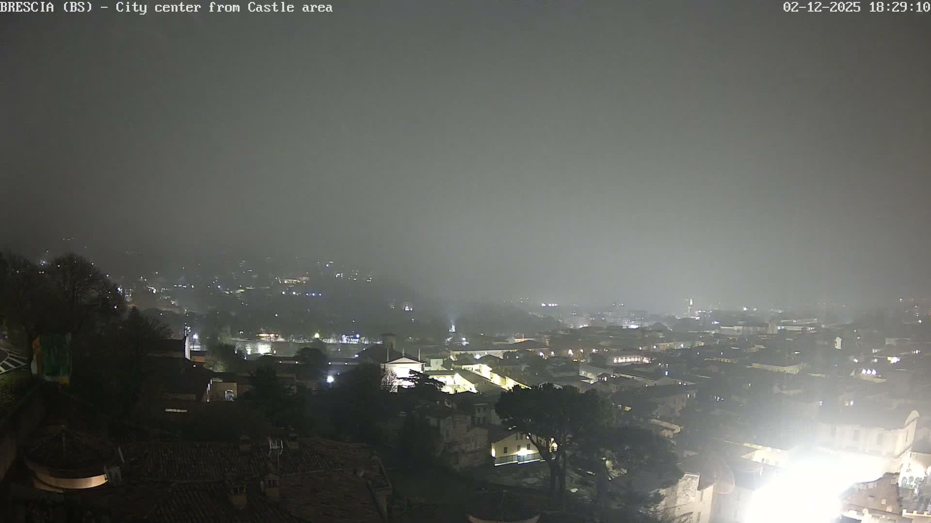 Brescia, Mount Maddalena & City View Live Cam - Lombardy, Italy