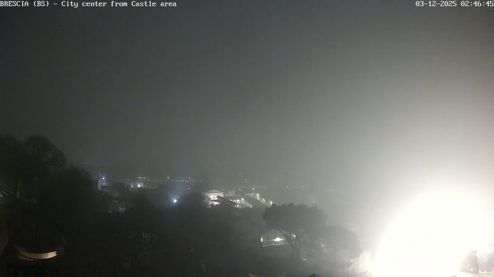 Brescia, Mount Maddalena & City View Live Cam - Lombardy, Italy