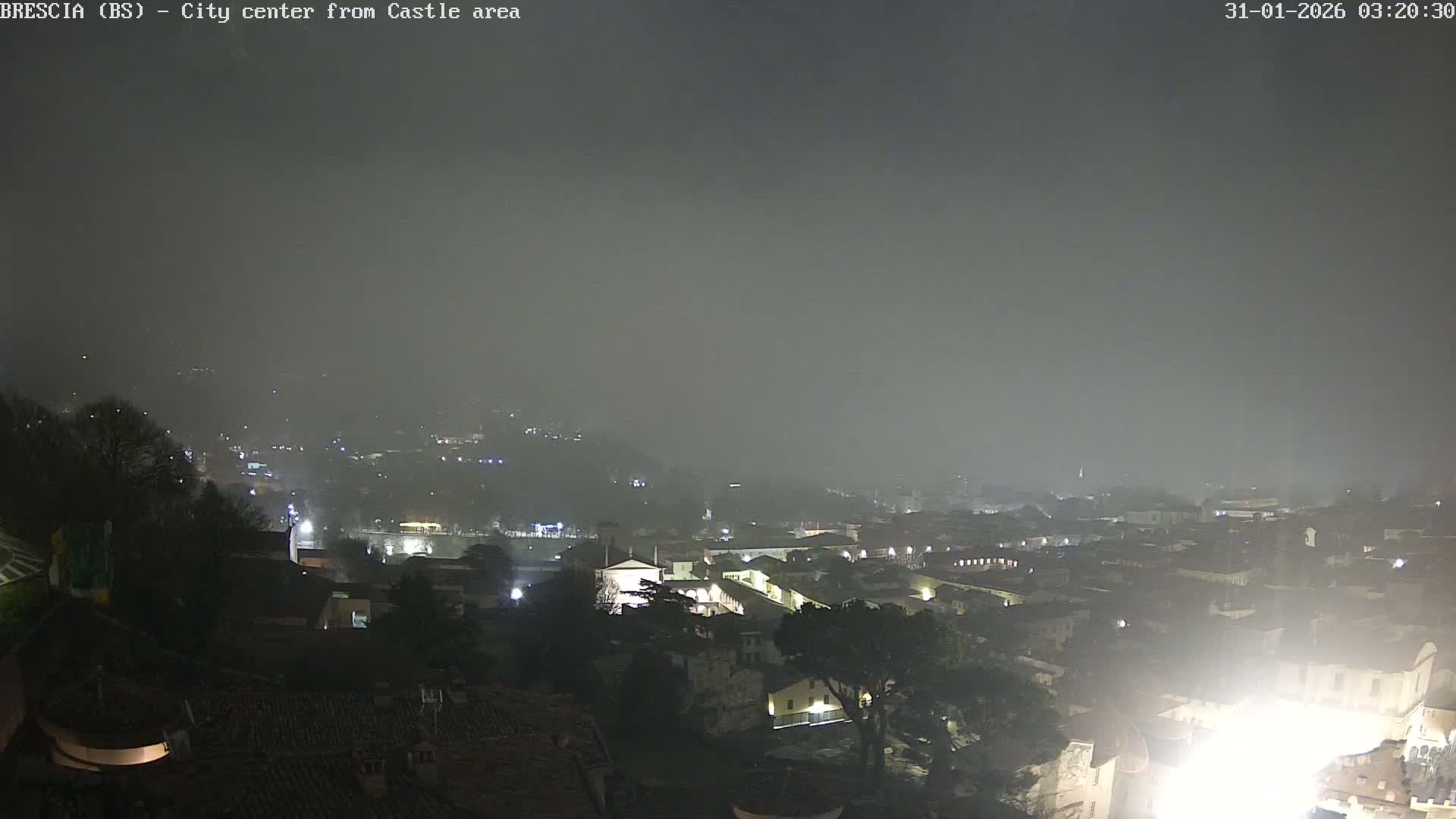 Brescia, Mount Maddalena & City View Live Cam - Lombardy, Italy