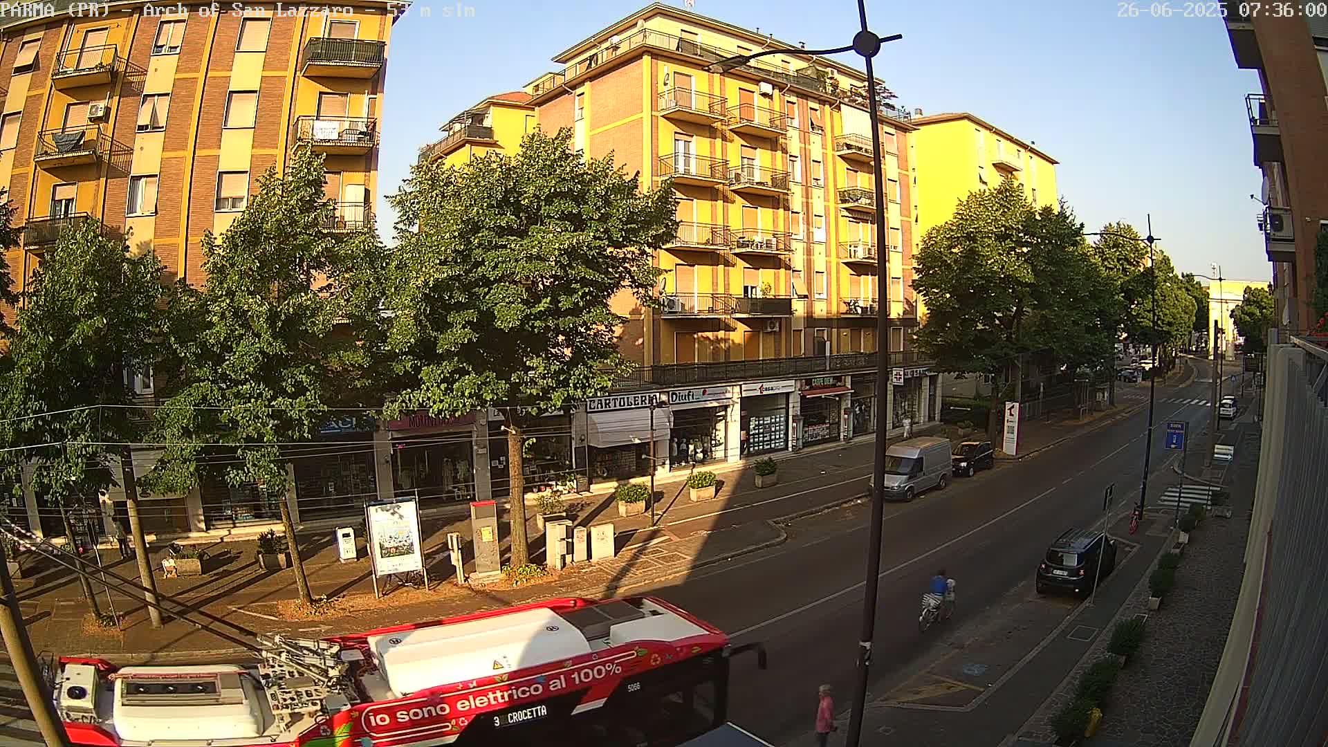 Parma, Arch Of San Lazzaro Live Cam - Emilia-Romagna, Italy