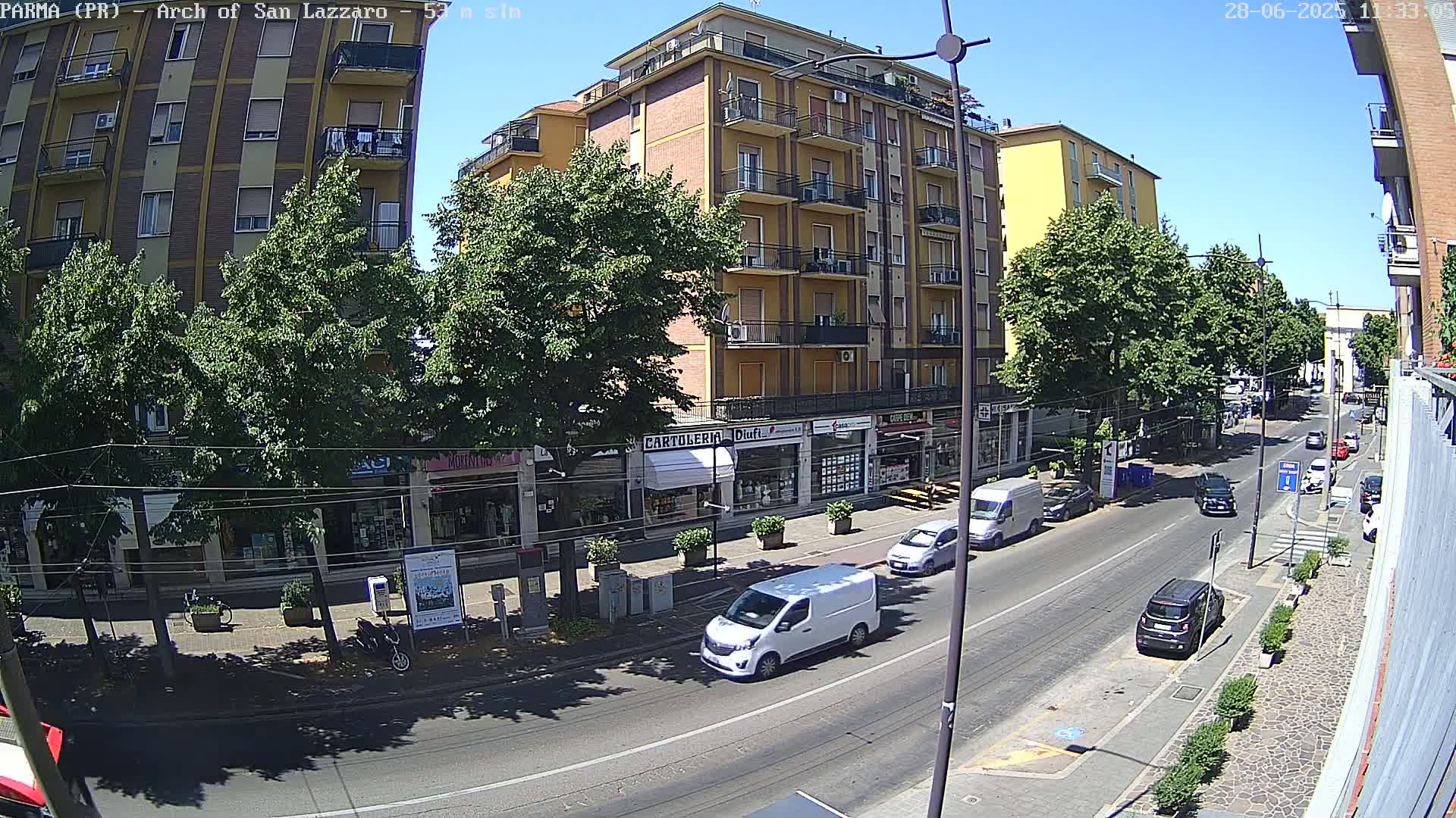 Parma, Arch Of San Lazzaro Live Cam - Emilia-Romagna, Italy