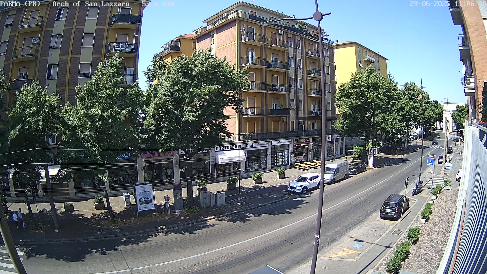 Parma, Arch Of San Lazzaro Live Cam - Emilia-Romagna, Italy