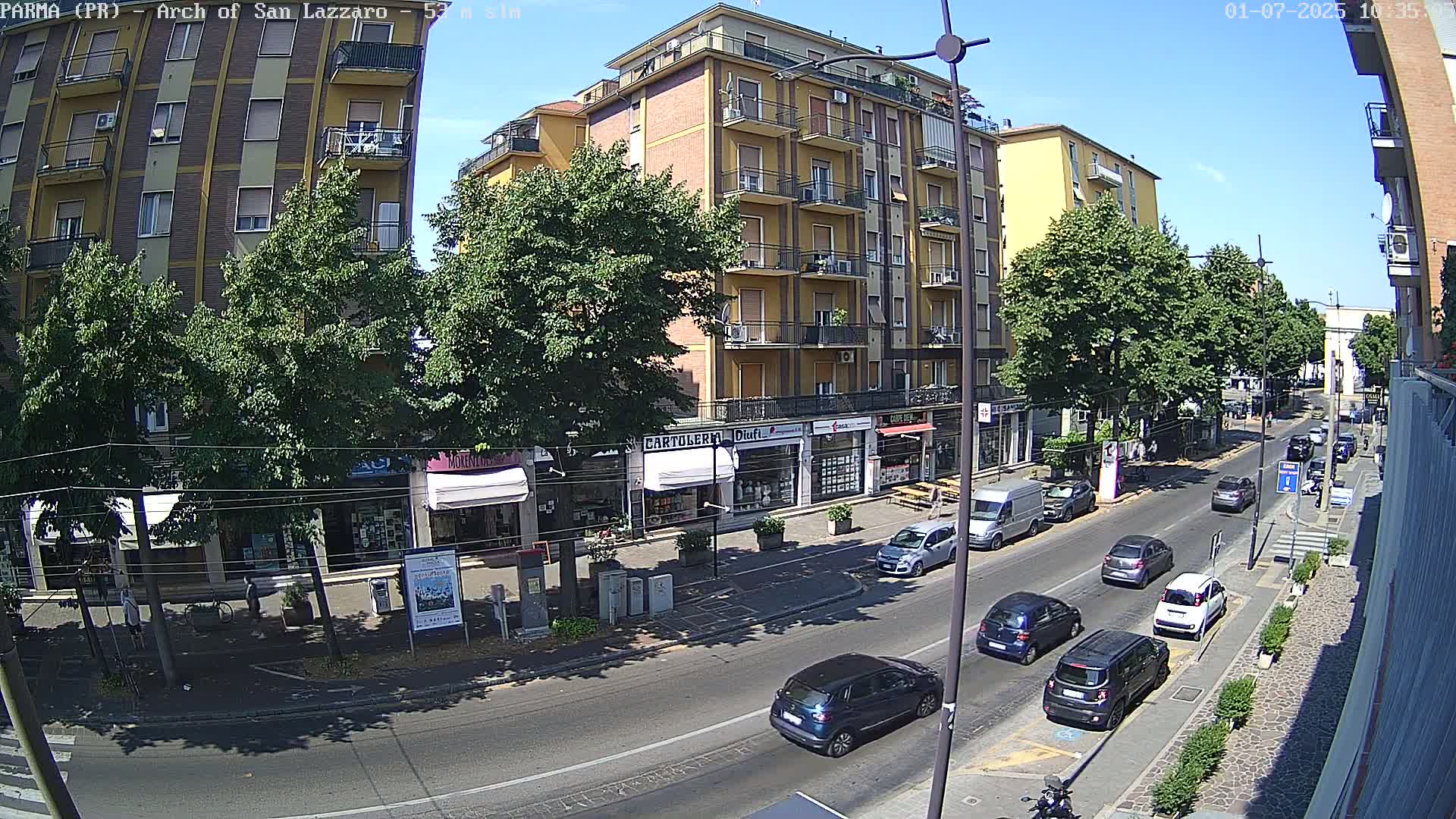 Parma, Arch Of San Lazzaro Live Cam - Emilia-Romagna, Italy