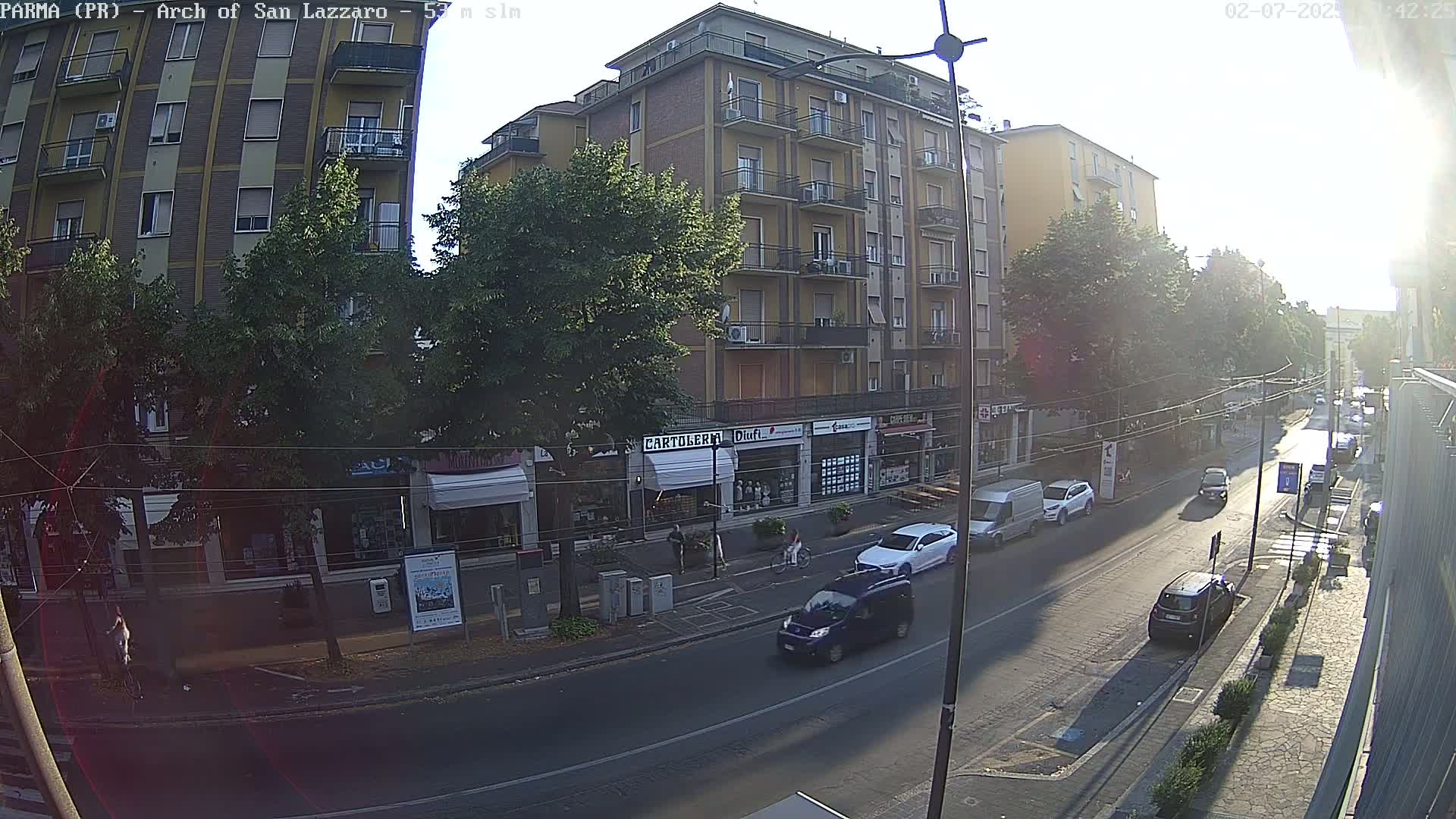Parma, Arch Of San Lazzaro Live Cam - Emilia-Romagna, Italy