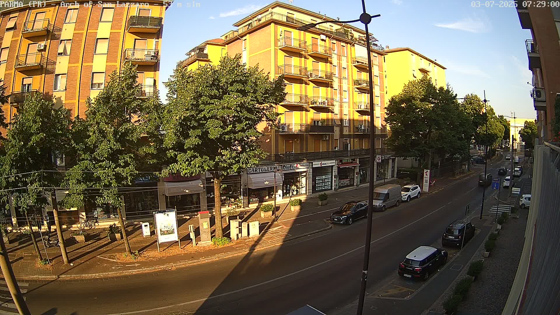Parma, Arch Of San Lazzaro Live Cam - Emilia-Romagna, Italy