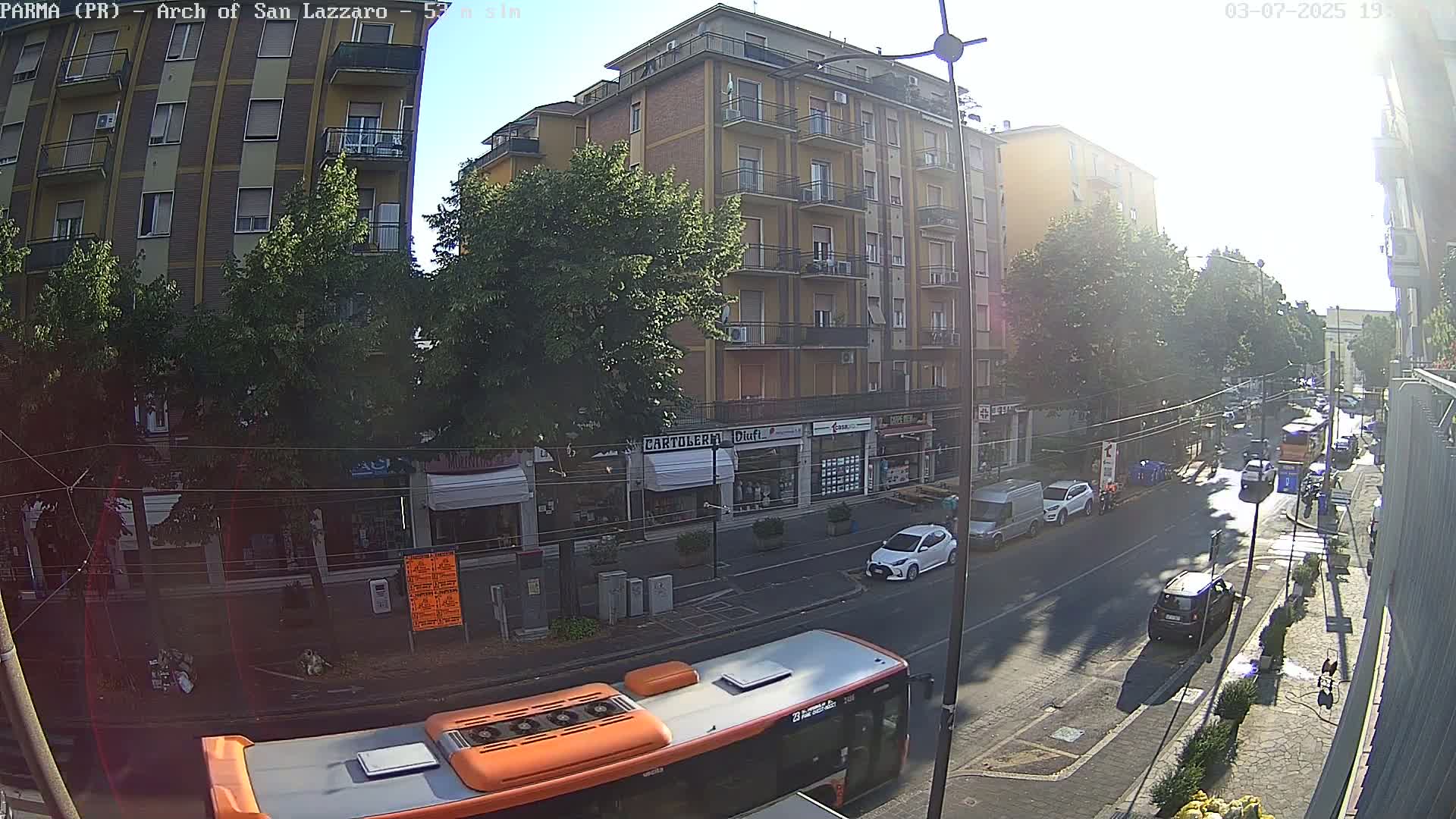 Parma, Arch Of San Lazzaro Live Cam - Emilia-Romagna, Italy