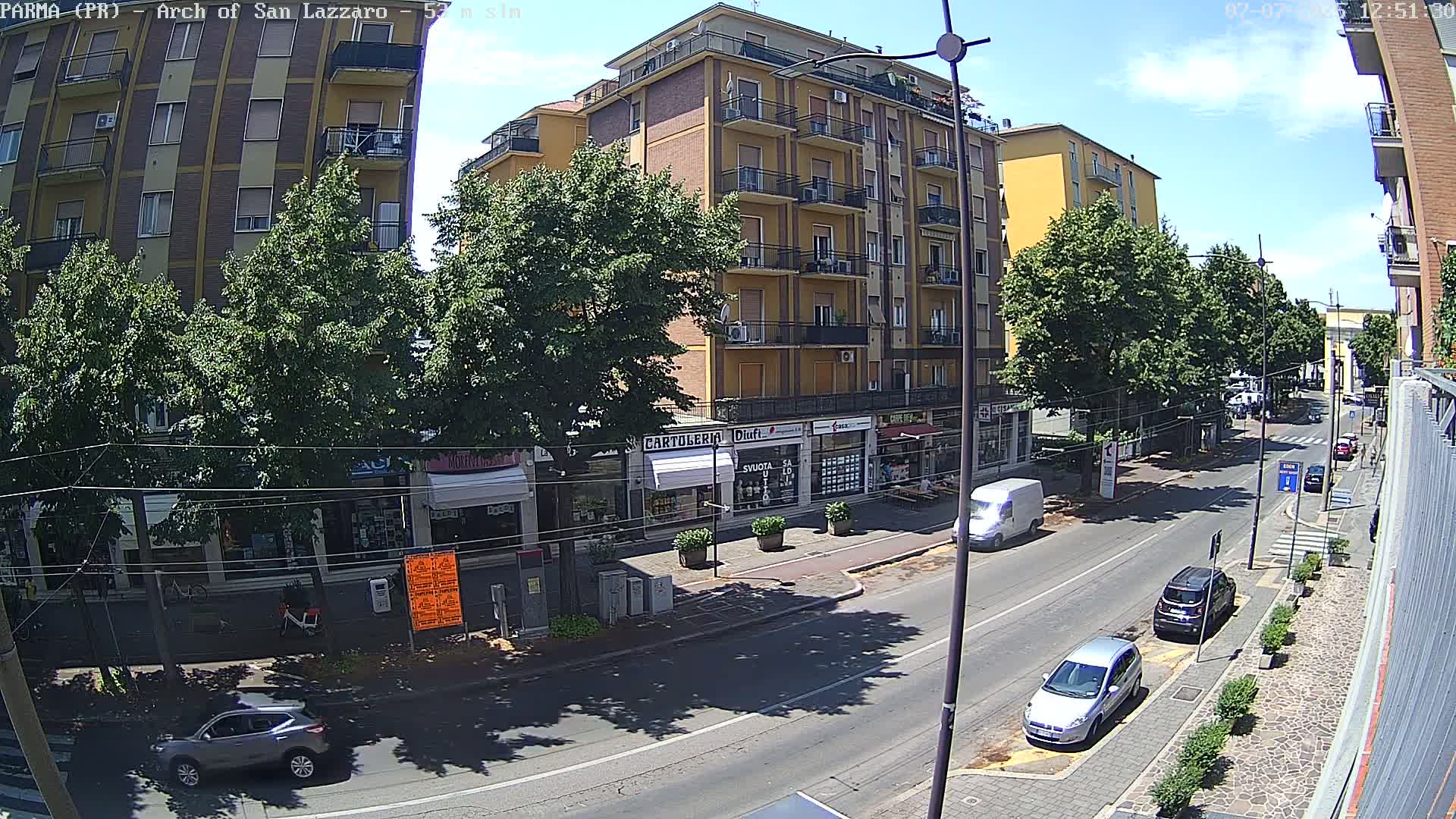 Parma, Arch Of San Lazzaro Live Cam - Emilia-Romagna, Italy