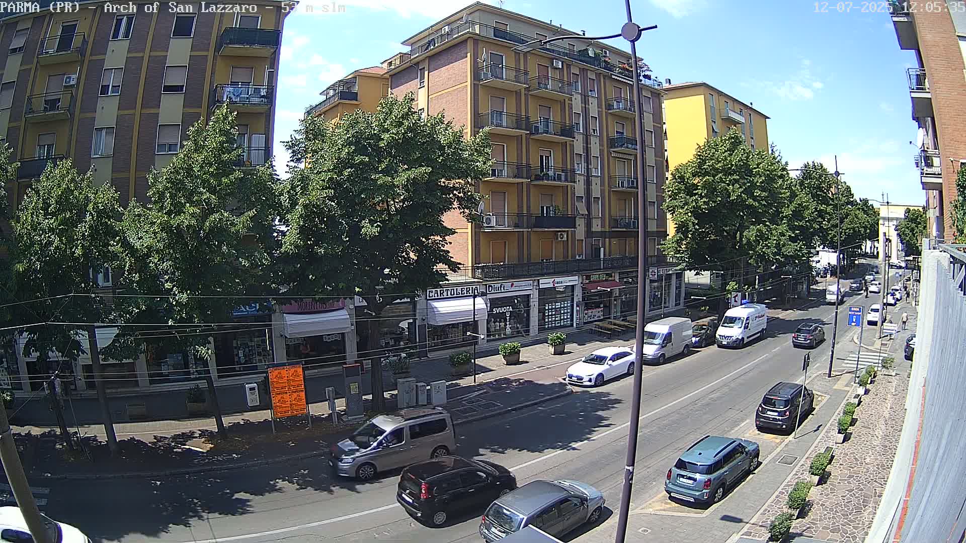 Parma, Arch Of San Lazzaro Live Cam - Emilia-Romagna, Italy