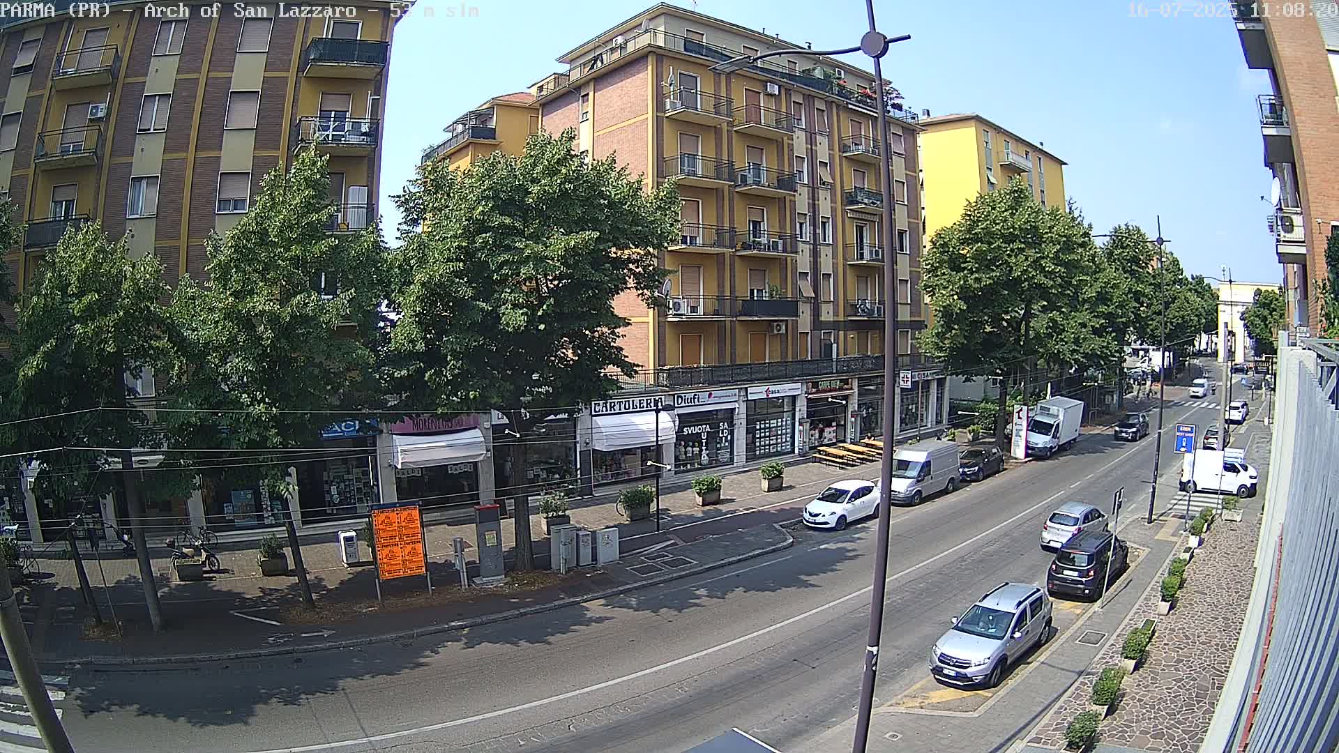 Parma, Arch Of San Lazzaro Live Cam - Emilia-Romagna, Italy