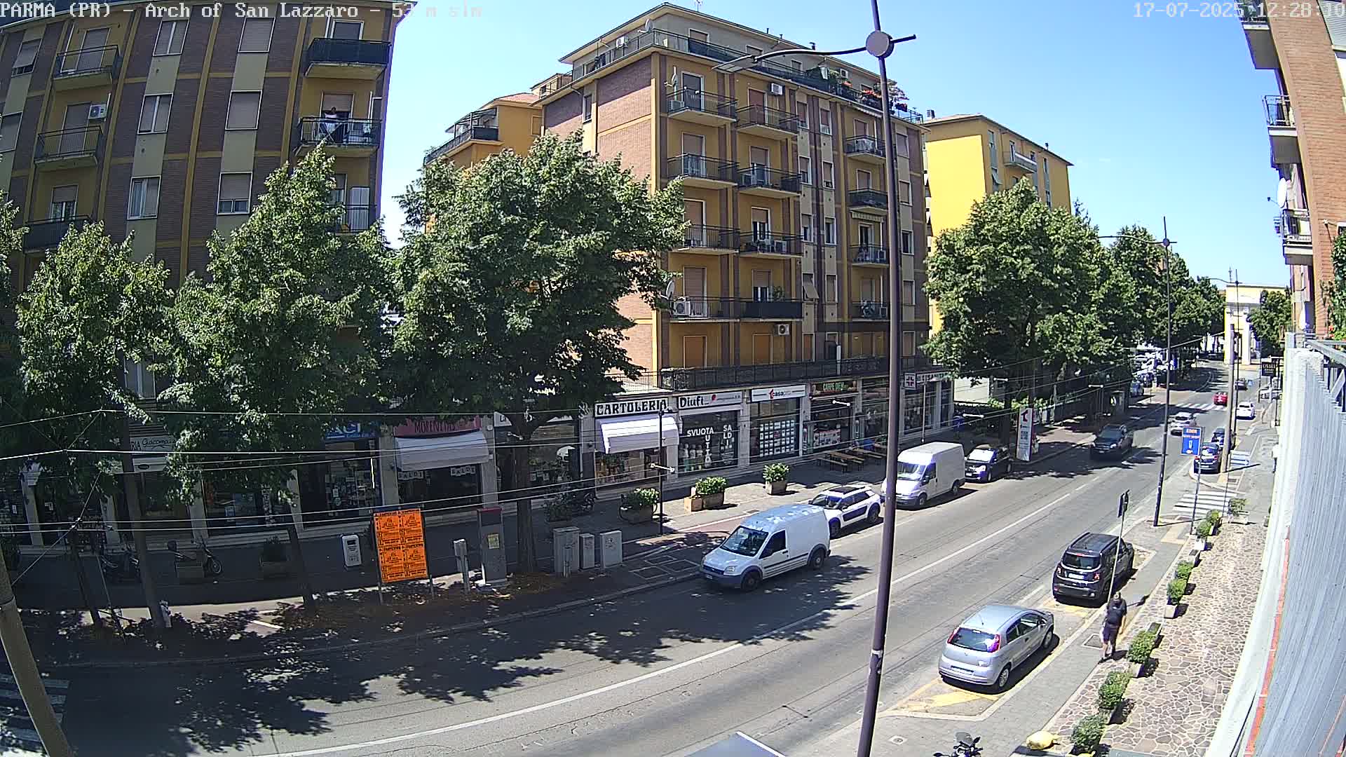 Parma, Arch Of San Lazzaro Live Cam - Emilia-Romagna, Italy