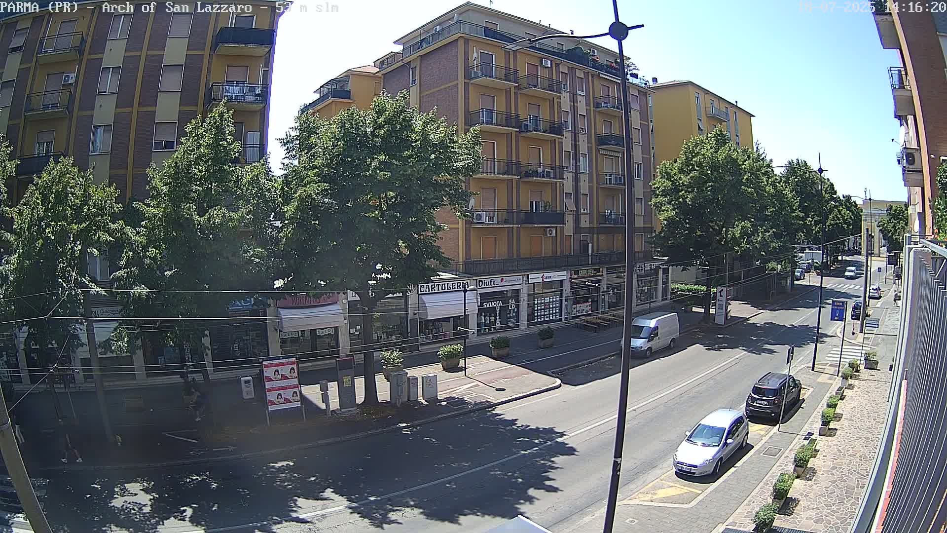 Parma, Arch Of San Lazzaro Live Cam - Emilia-Romagna, Italy