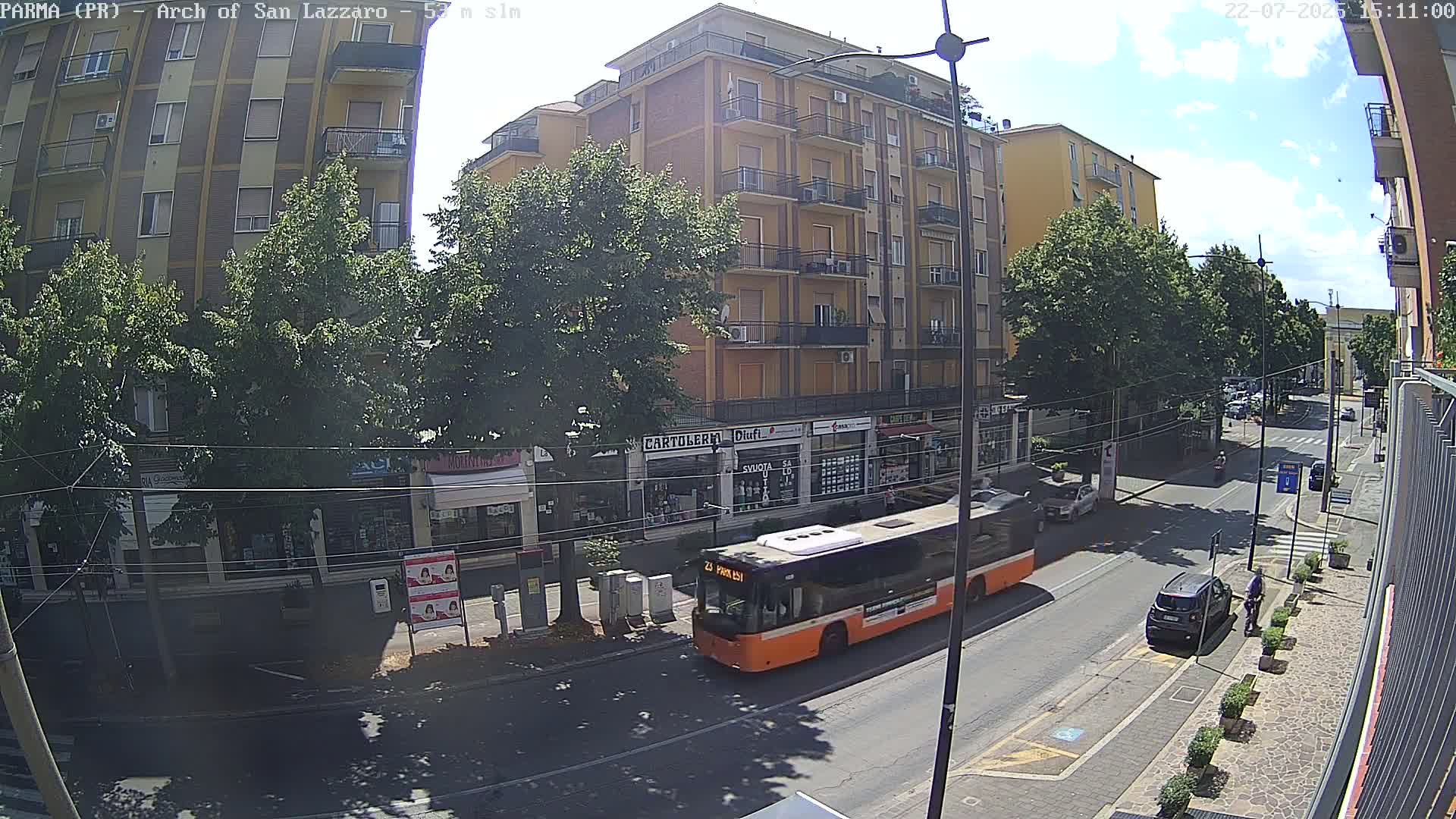 Parma, Arch Of San Lazzaro Live Cam - Emilia-Romagna, Italy