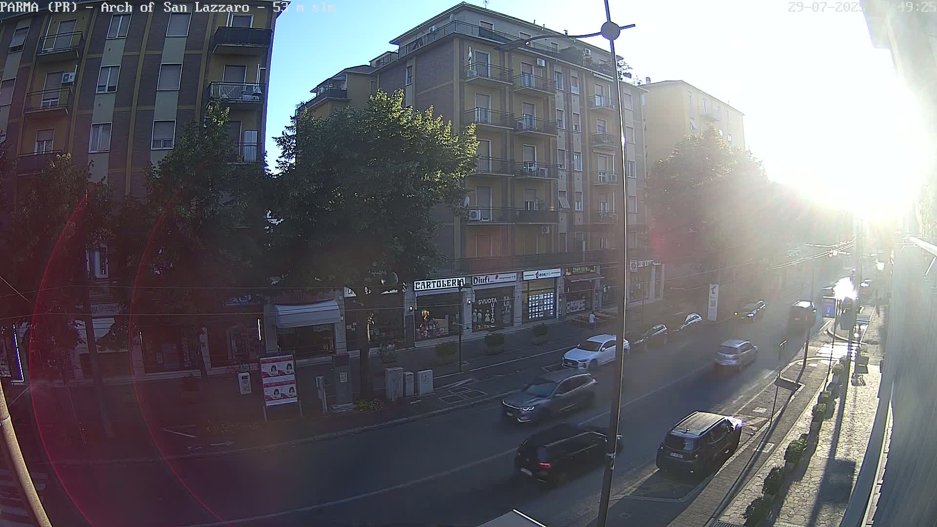 Parma, Arch Of San Lazzaro Live Cam - Emilia-Romagna, Italy