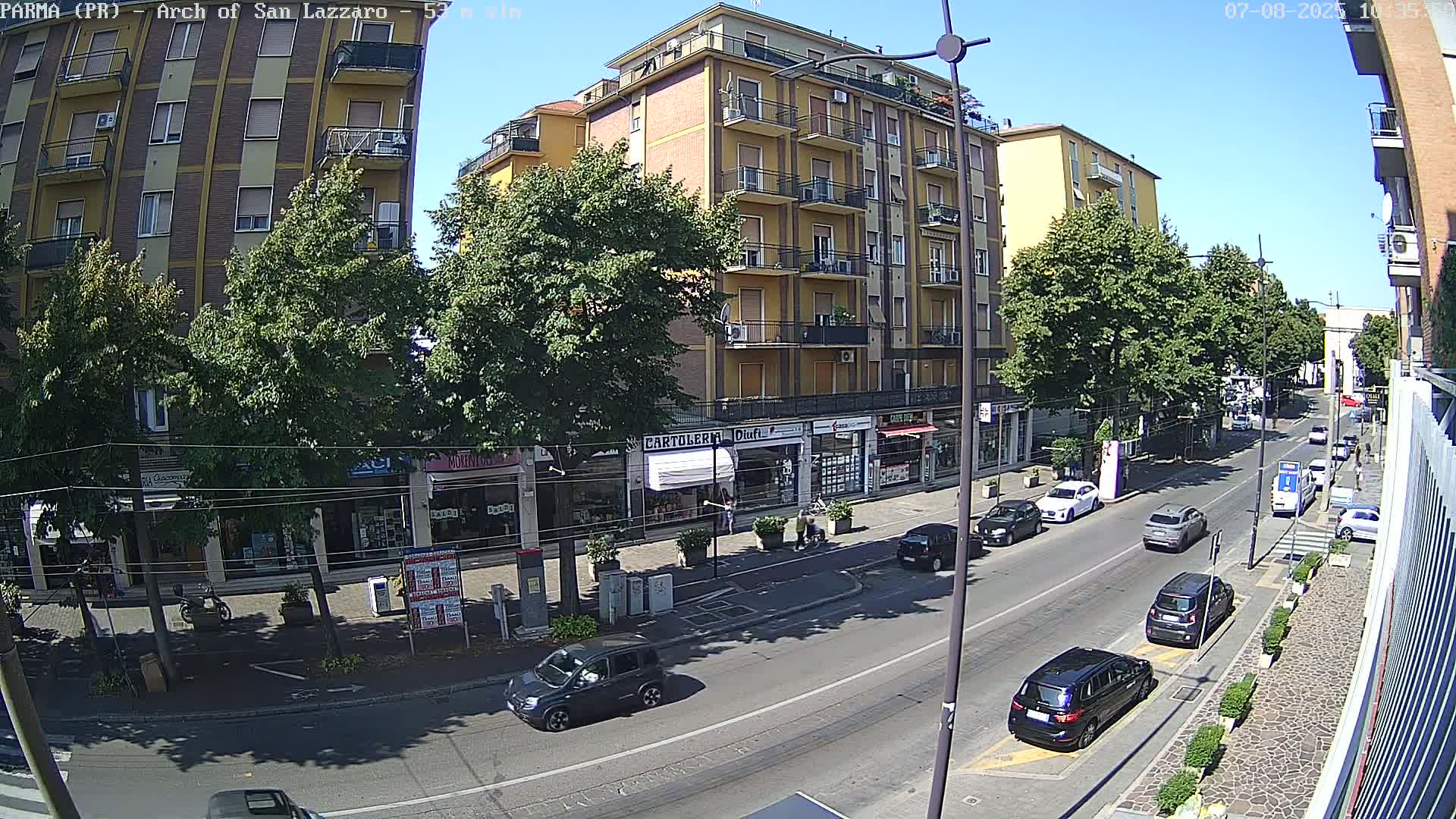 Parma, Arch Of San Lazzaro Live Cam - Emilia-Romagna, Italy
