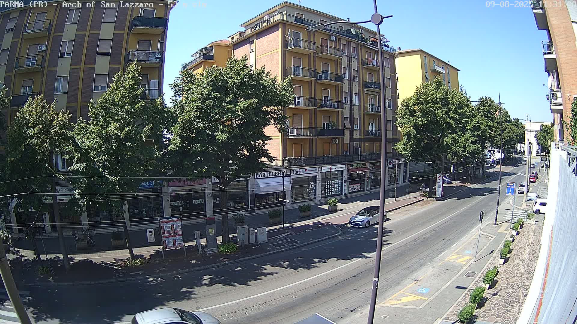 Parma, Arch Of San Lazzaro Live Cam - Emilia-Romagna, Italy