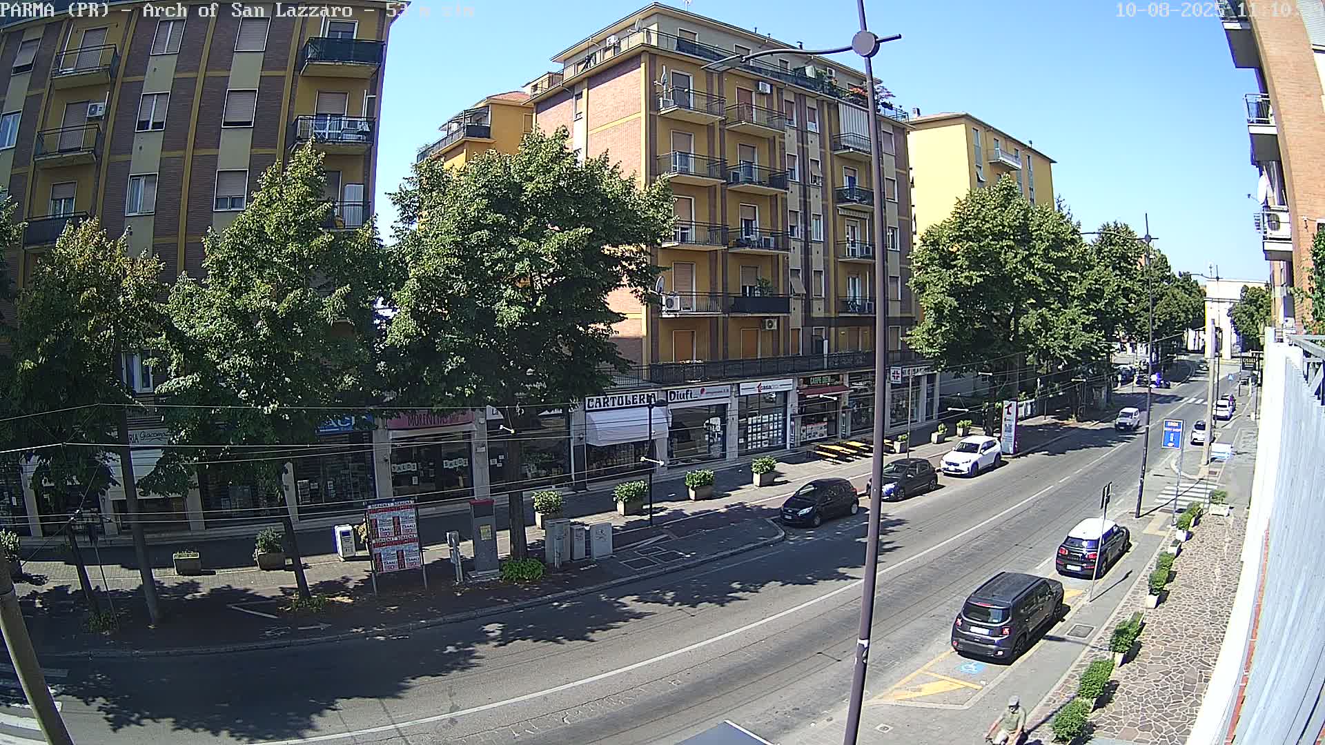 Parma, Arch Of San Lazzaro Live Cam - Emilia-Romagna, Italy