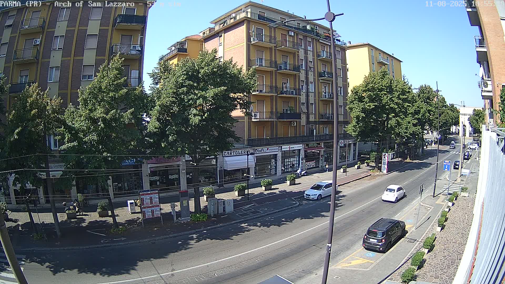 Parma, Arch Of San Lazzaro Live Cam - Emilia-Romagna, Italy