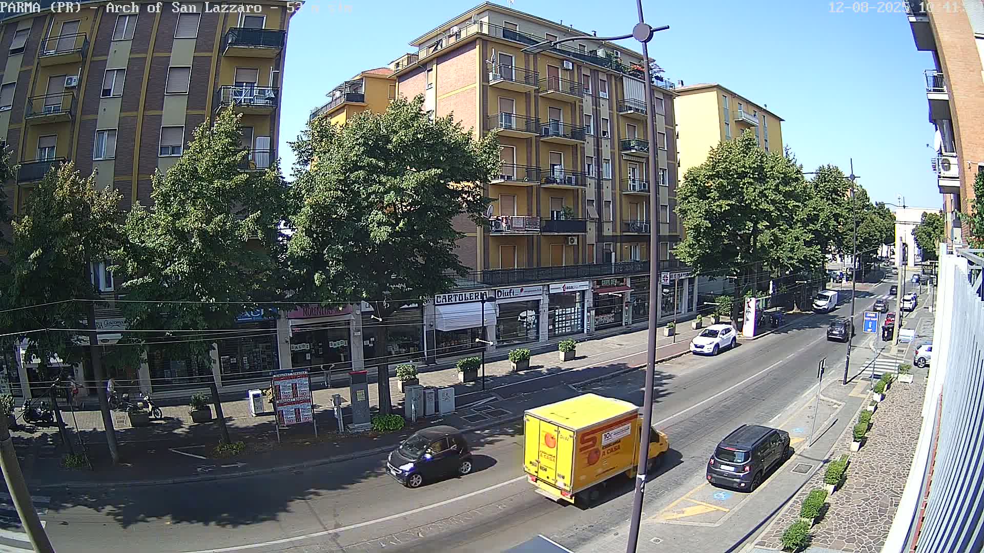 Parma, Arch Of San Lazzaro Live Cam - Emilia-Romagna, Italy