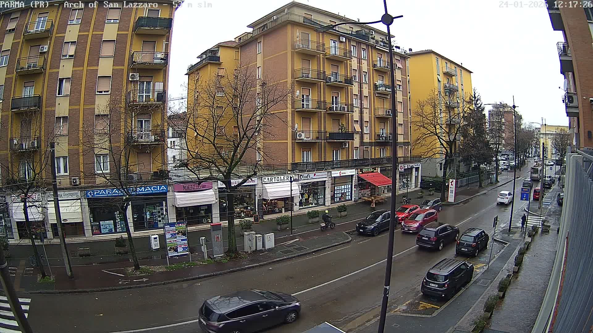 Parma, Arch Of San Lazzaro Live Cam - Emilia-Romagna, Italy