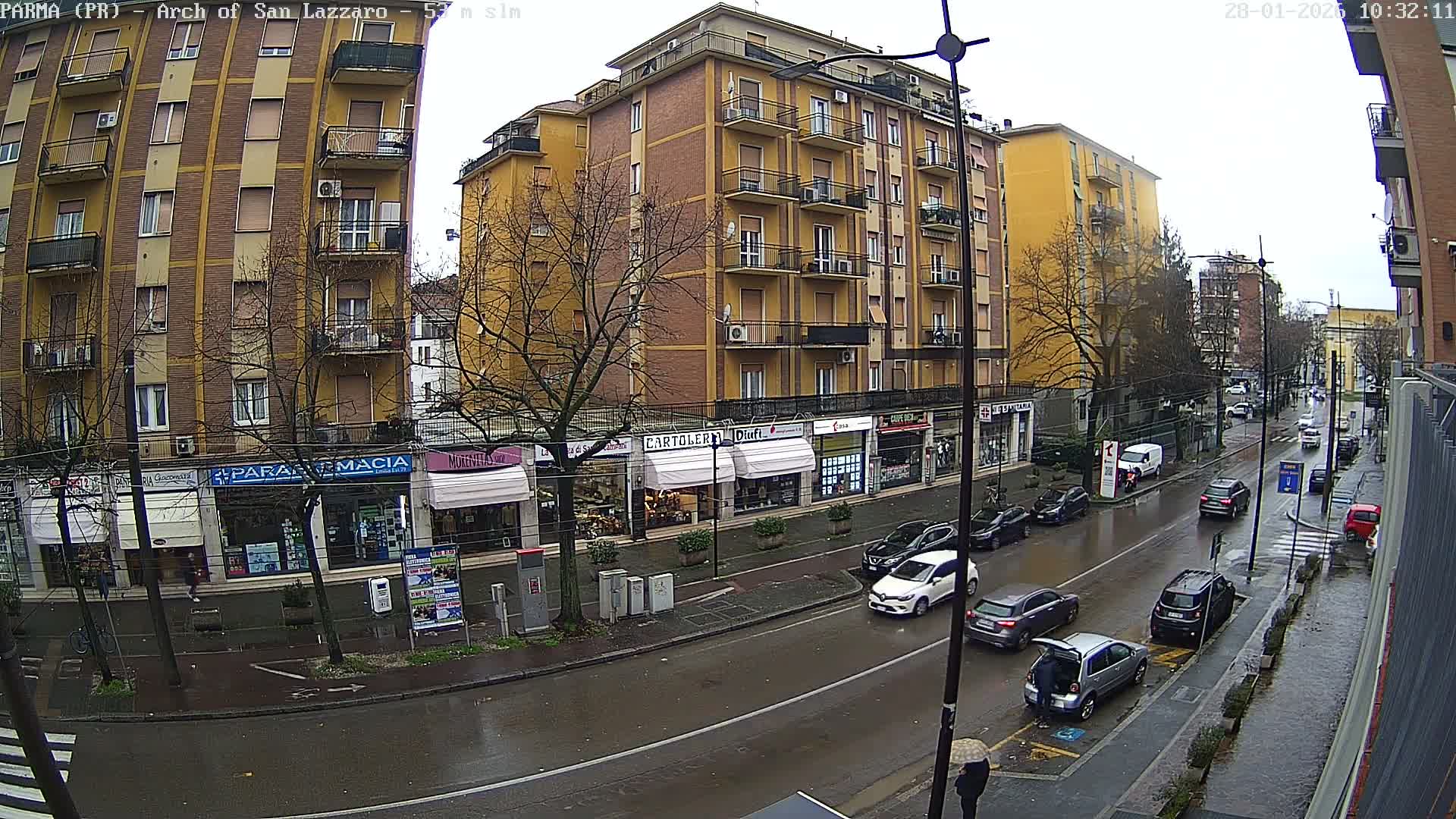 Parma, Arch Of San Lazzaro Live Cam - Emilia-Romagna, Italy