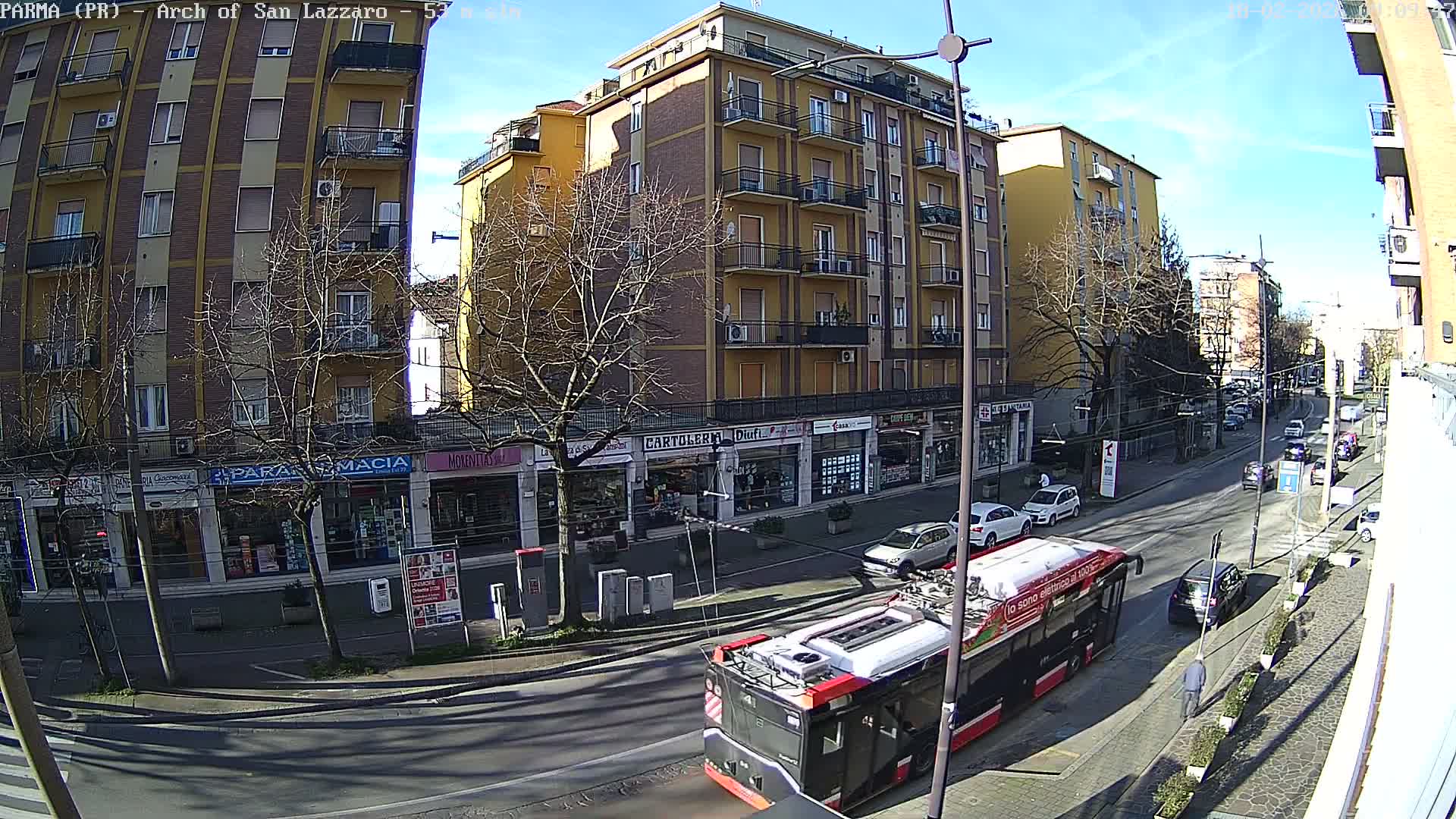 Parma, Arch Of San Lazzaro Live Cam - Emilia-Romagna, Italy