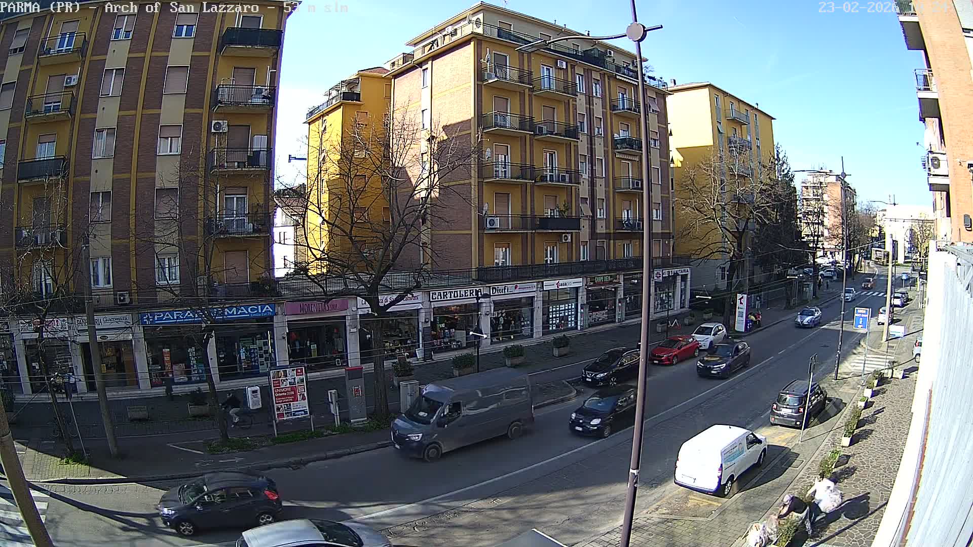 Parma, Arch Of San Lazzaro Live Cam - Emilia-Romagna, Italy