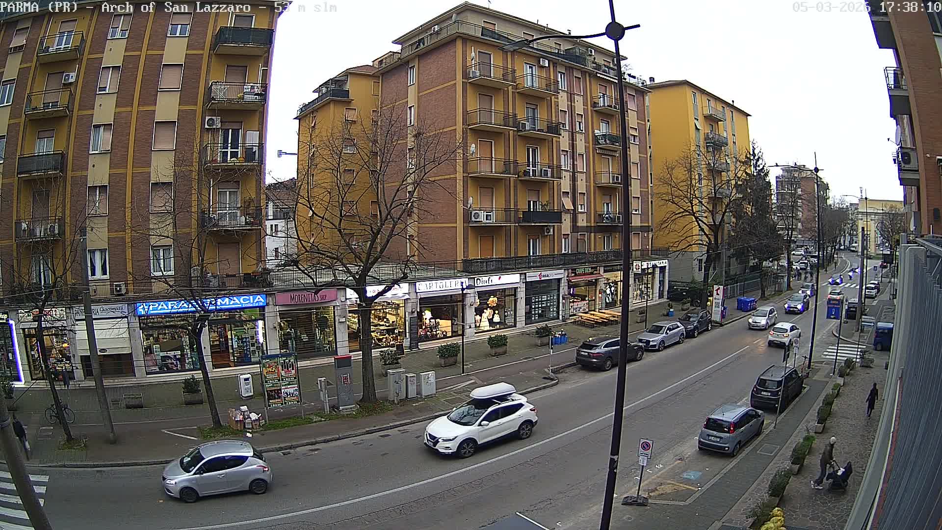 Parma, Arch Of San Lazzaro Live Cam - Emilia-Romagna, Italy