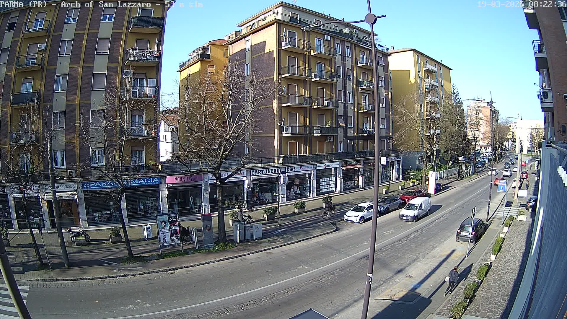 Parma, Arch Of San Lazzaro Live Cam - Emilia-Romagna, Italy