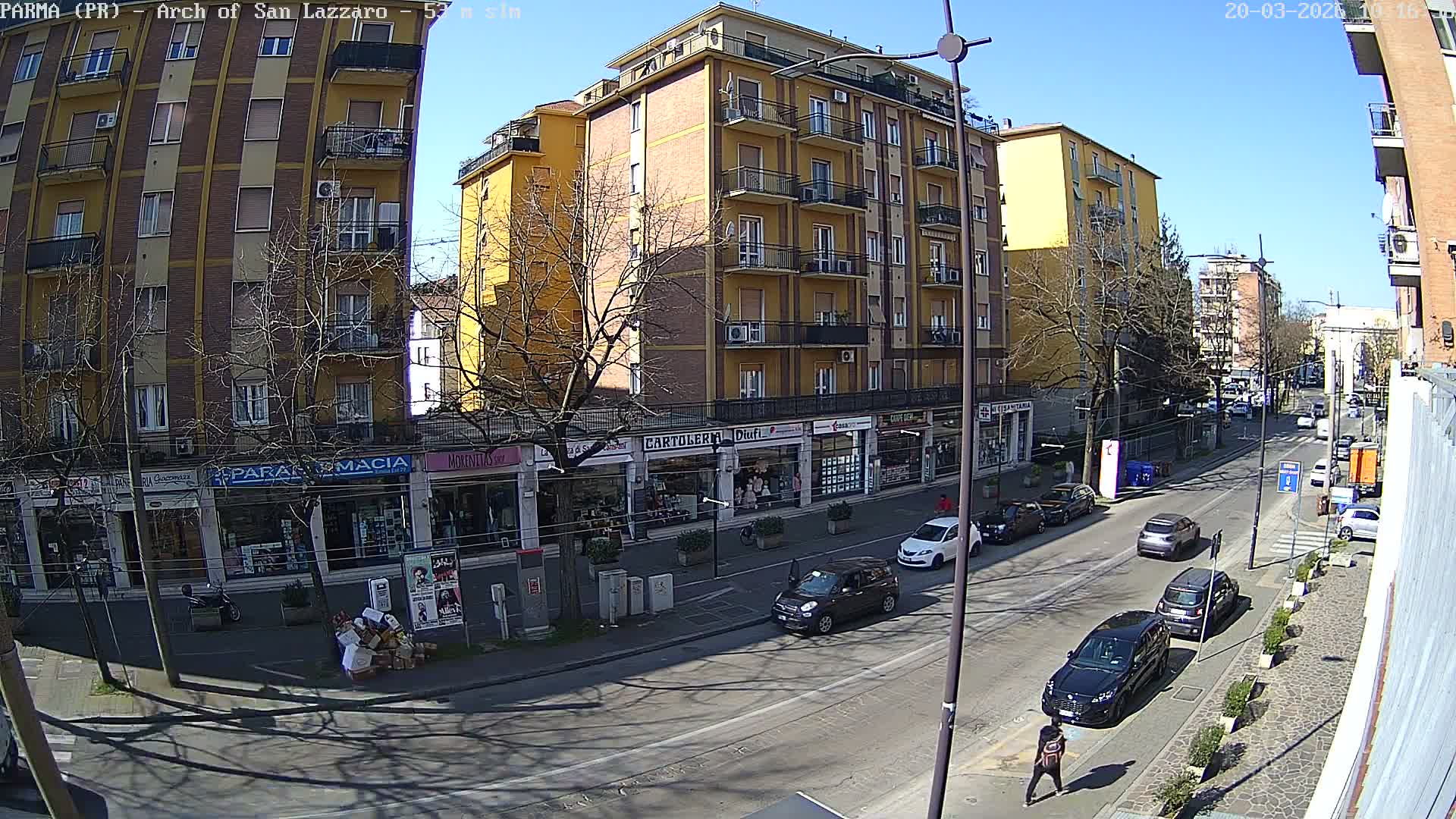 Parma, Arch Of San Lazzaro Live Cam - Emilia-Romagna, Italy