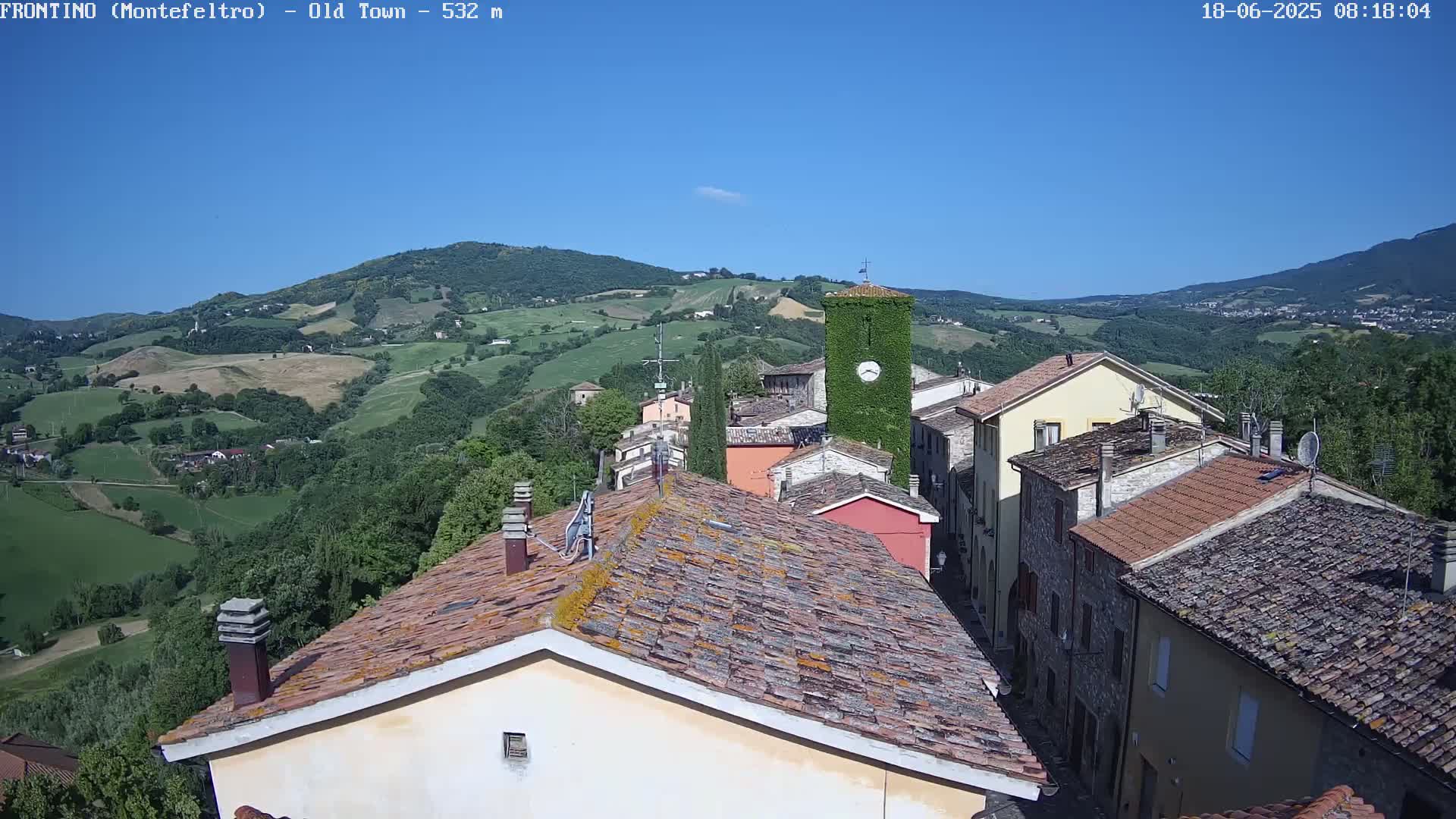 Frontino, Old Town Live Cam - Pesaro & Urbino, Marche, Italy