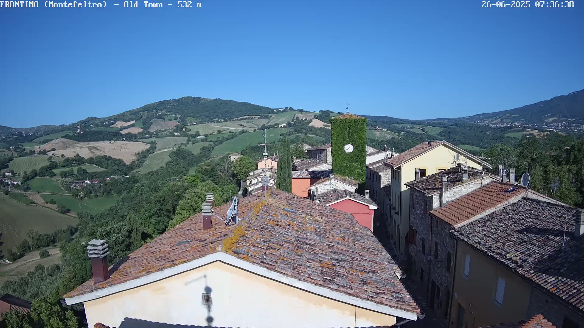 Frontino, Old Town Live Cam - Pesaro & Urbino, Marche, Italy